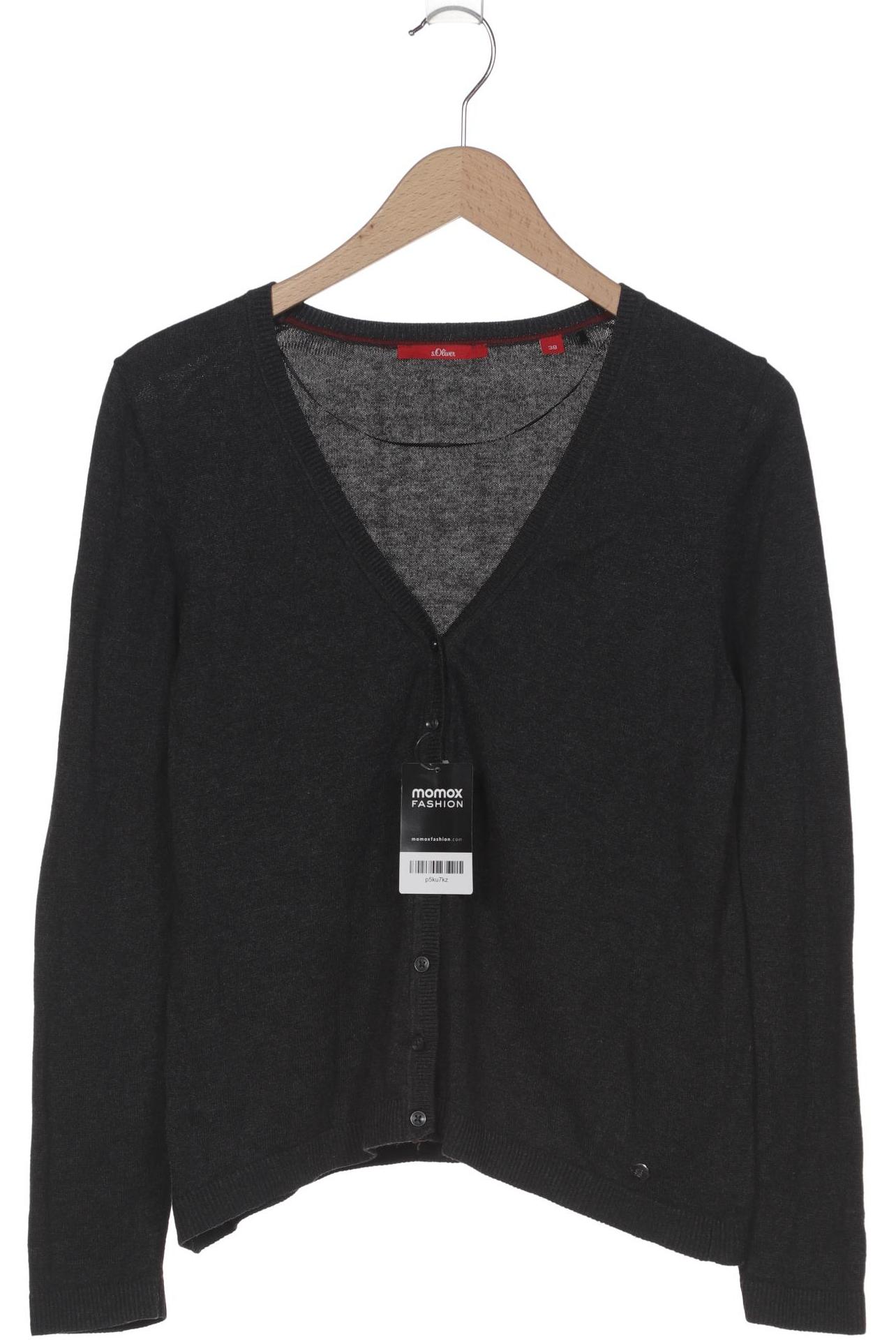 

s.Oliver Damen Strickjacke, grau, Gr. 38