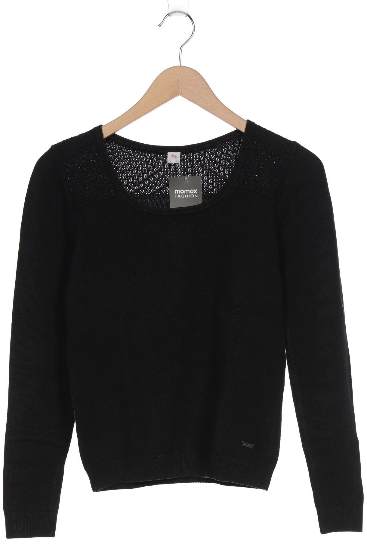 

s.Oliver Damen Pullover, schwarz, Gr. 36