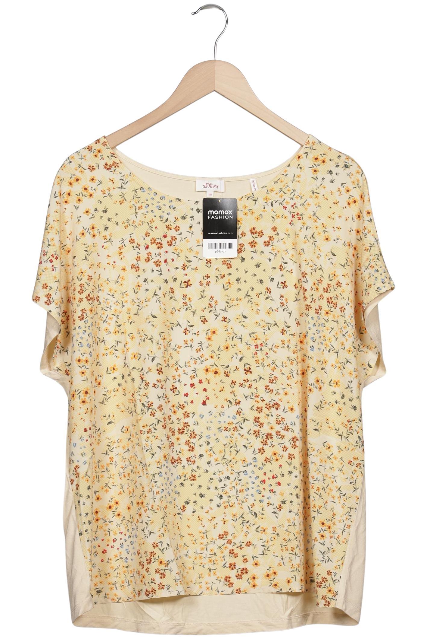 

s.Oliver Damen T-Shirt, gelb, Gr. 46