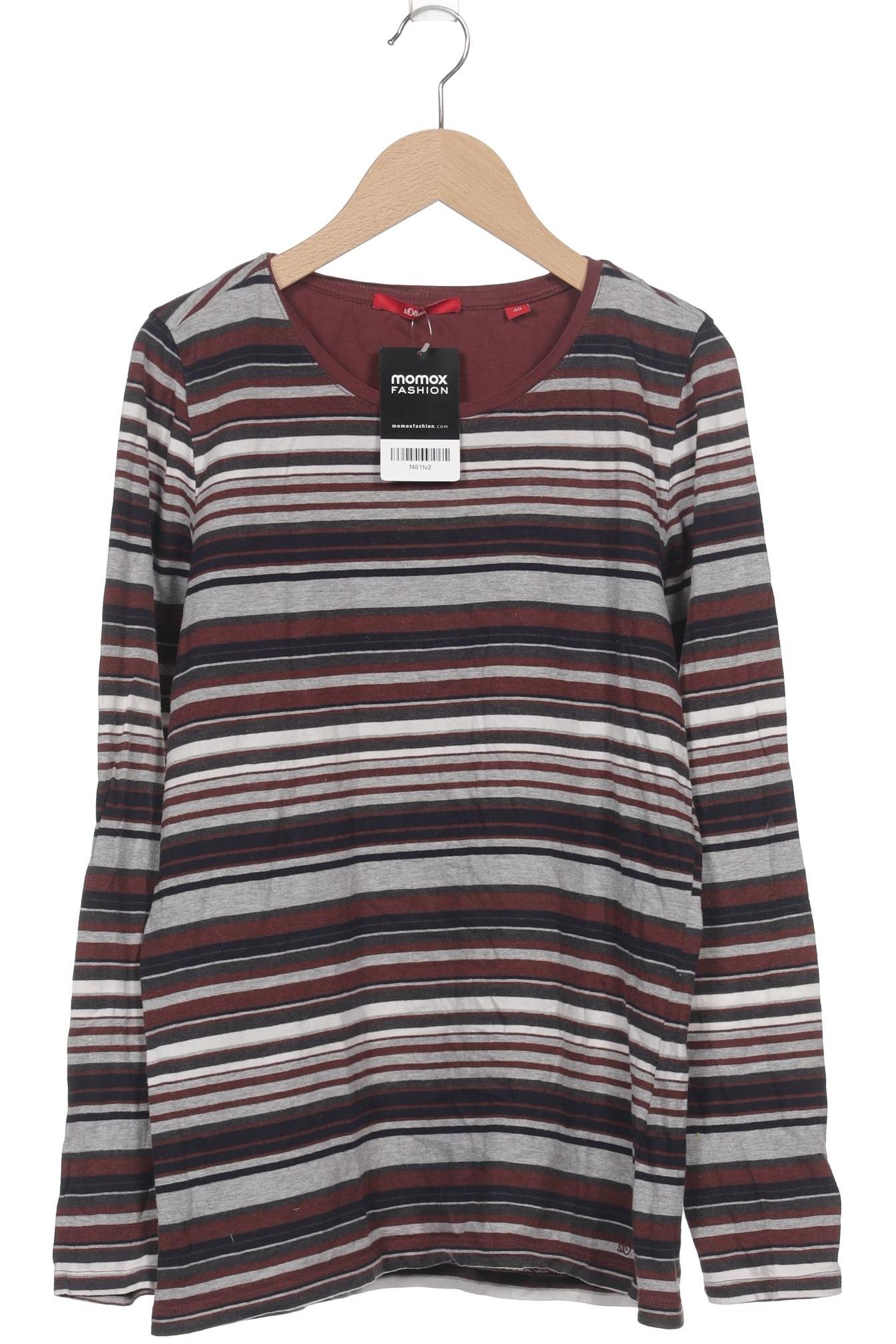 

s.Oliver Damen Langarmshirt, bordeaux, Gr. 40