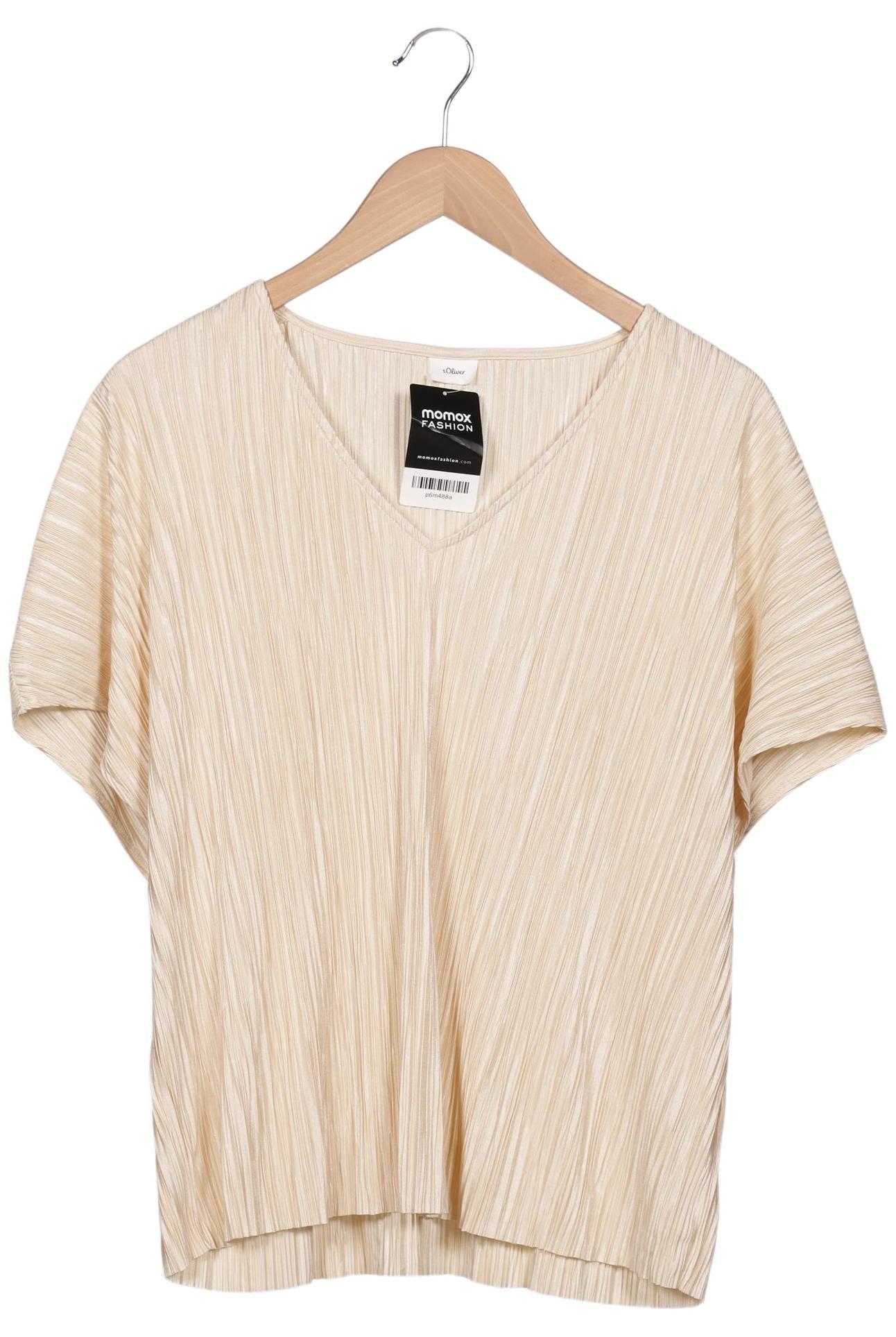 

s.Oliver Damen T-Shirt, beige, Gr. 42
