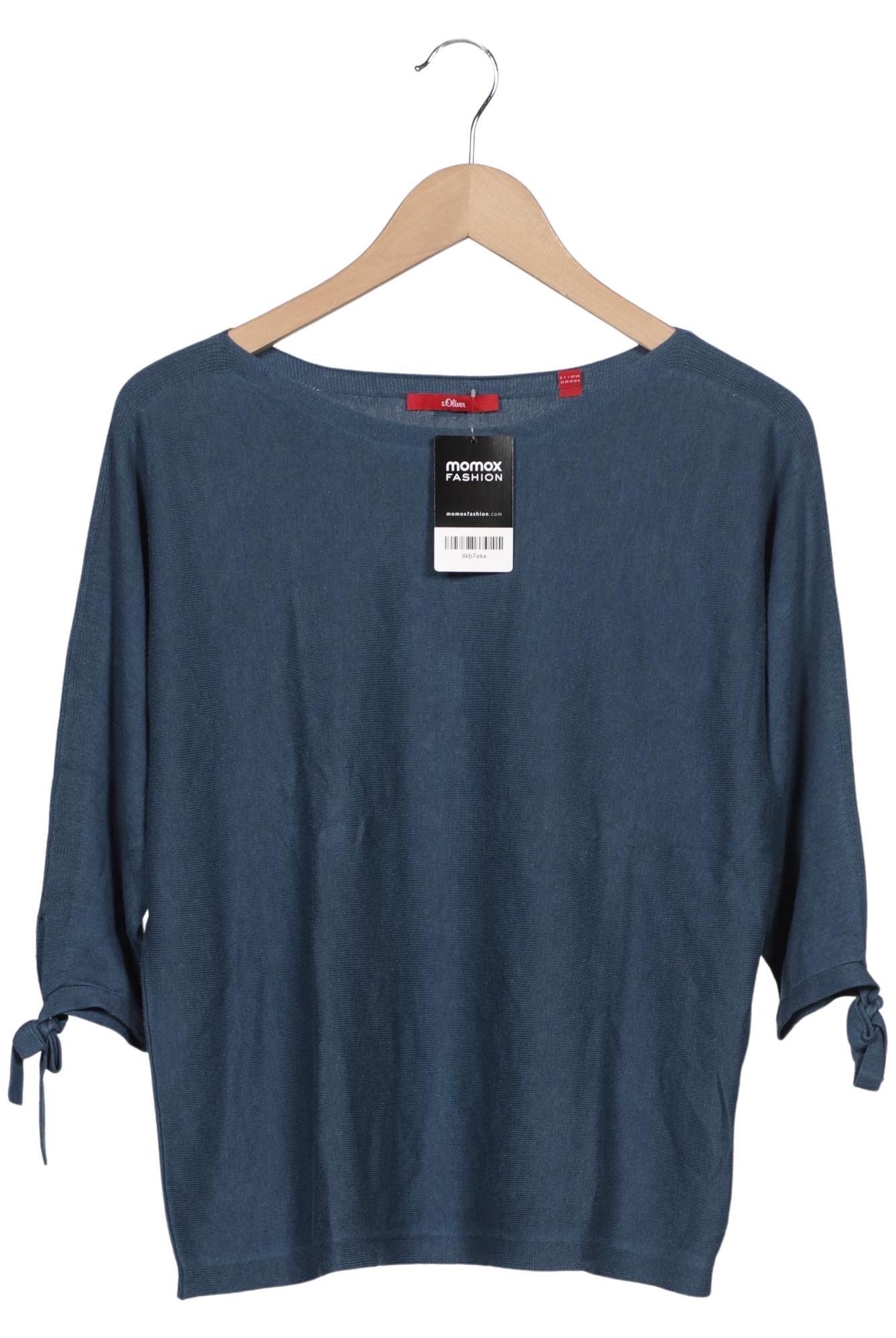 

s.Oliver Damen Pullover, blau, Gr. 36