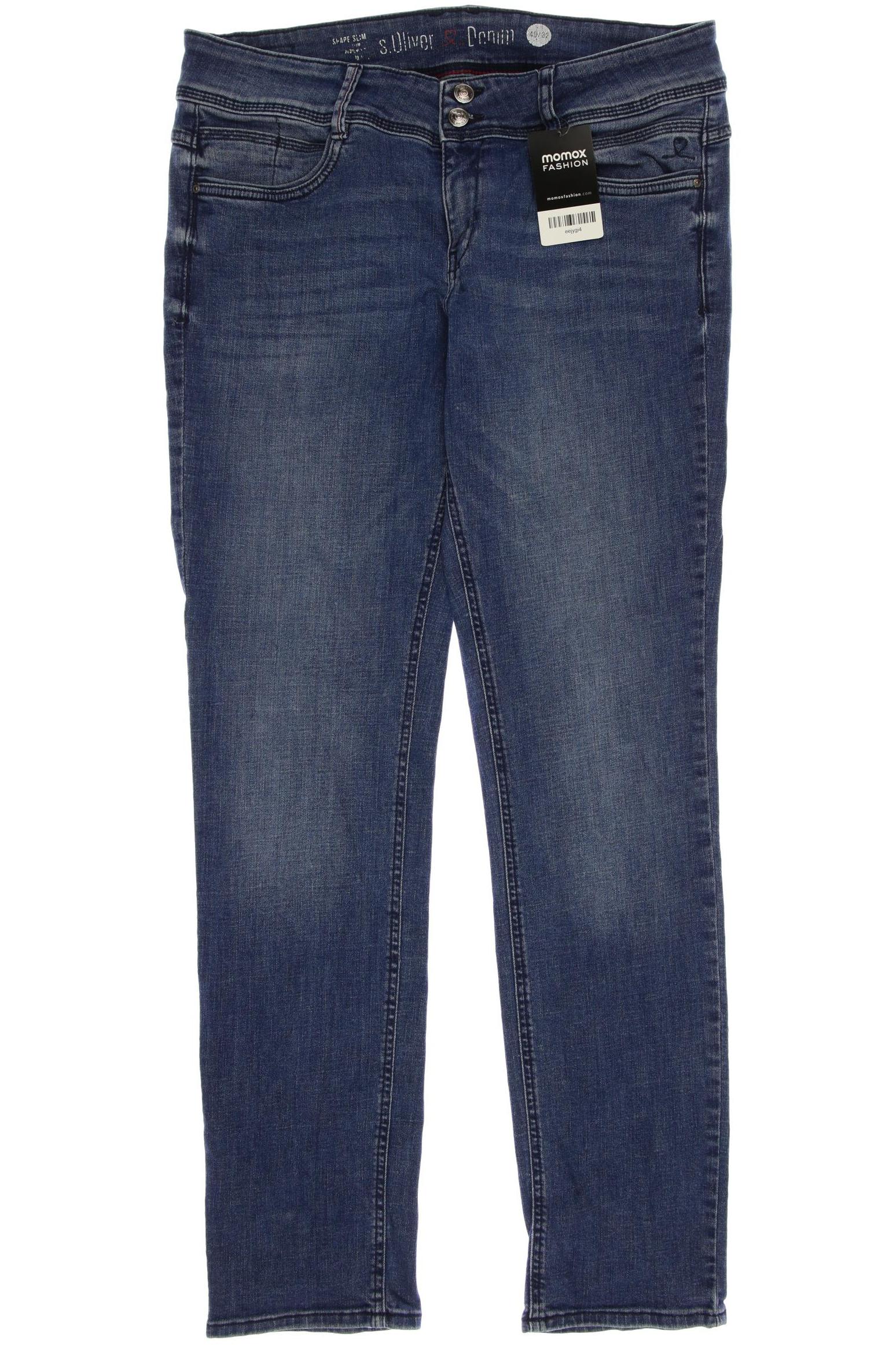 

s.Oliver Damen Jeans, marineblau