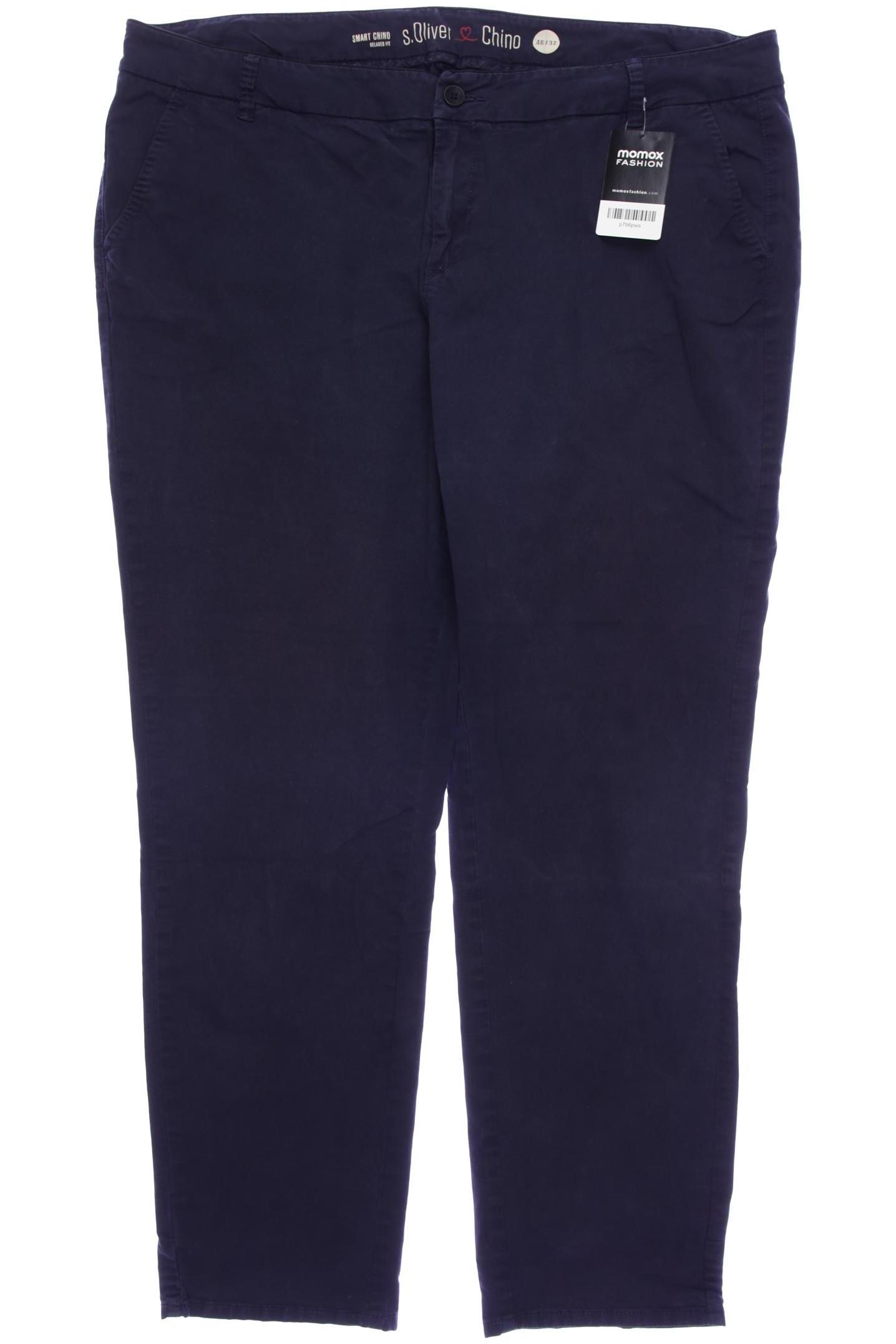 

s.Oliver Damen Stoffhose, marineblau, Gr. 46