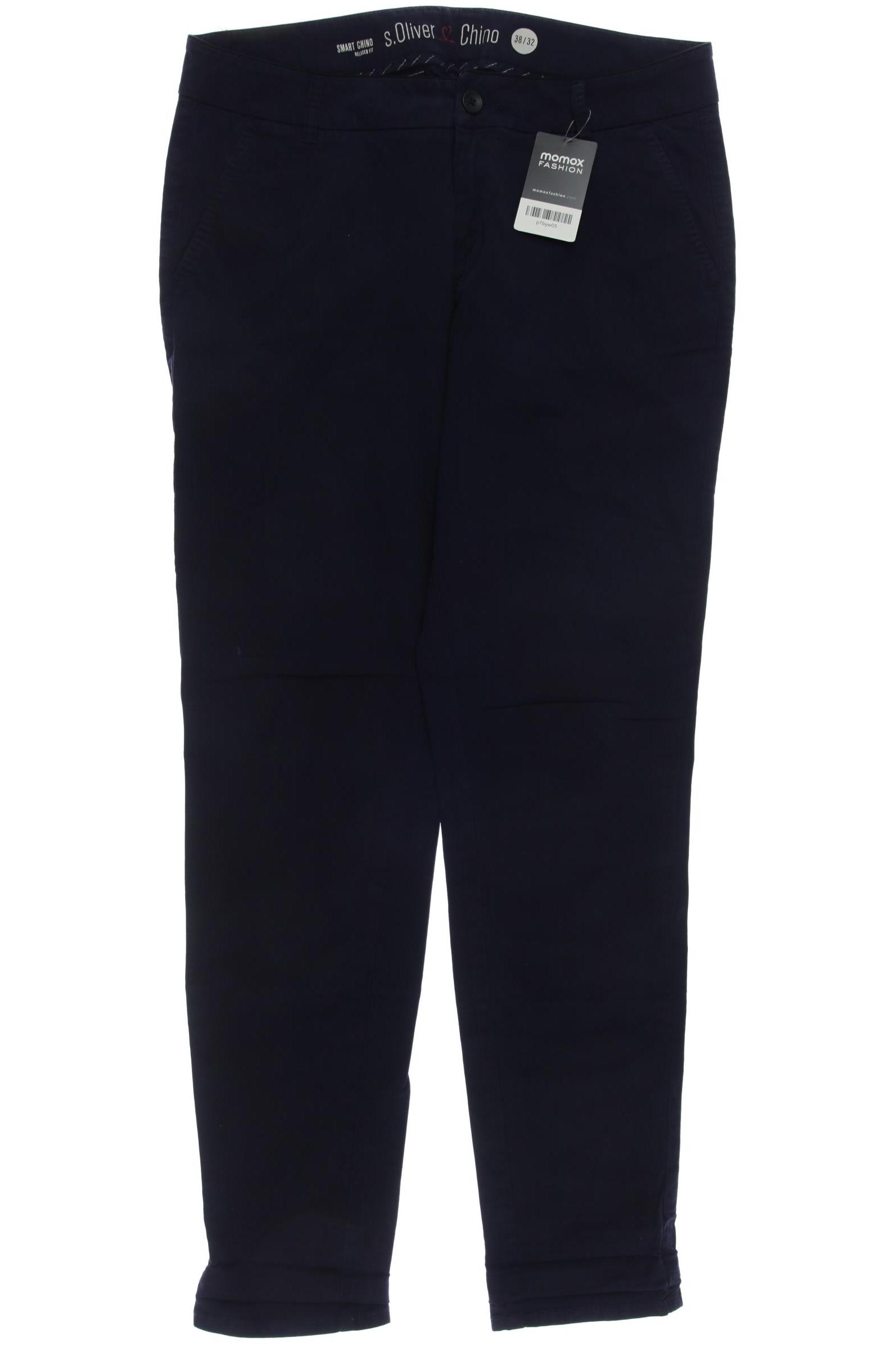 

s.Oliver Damen Stoffhose, marineblau, Gr. 38