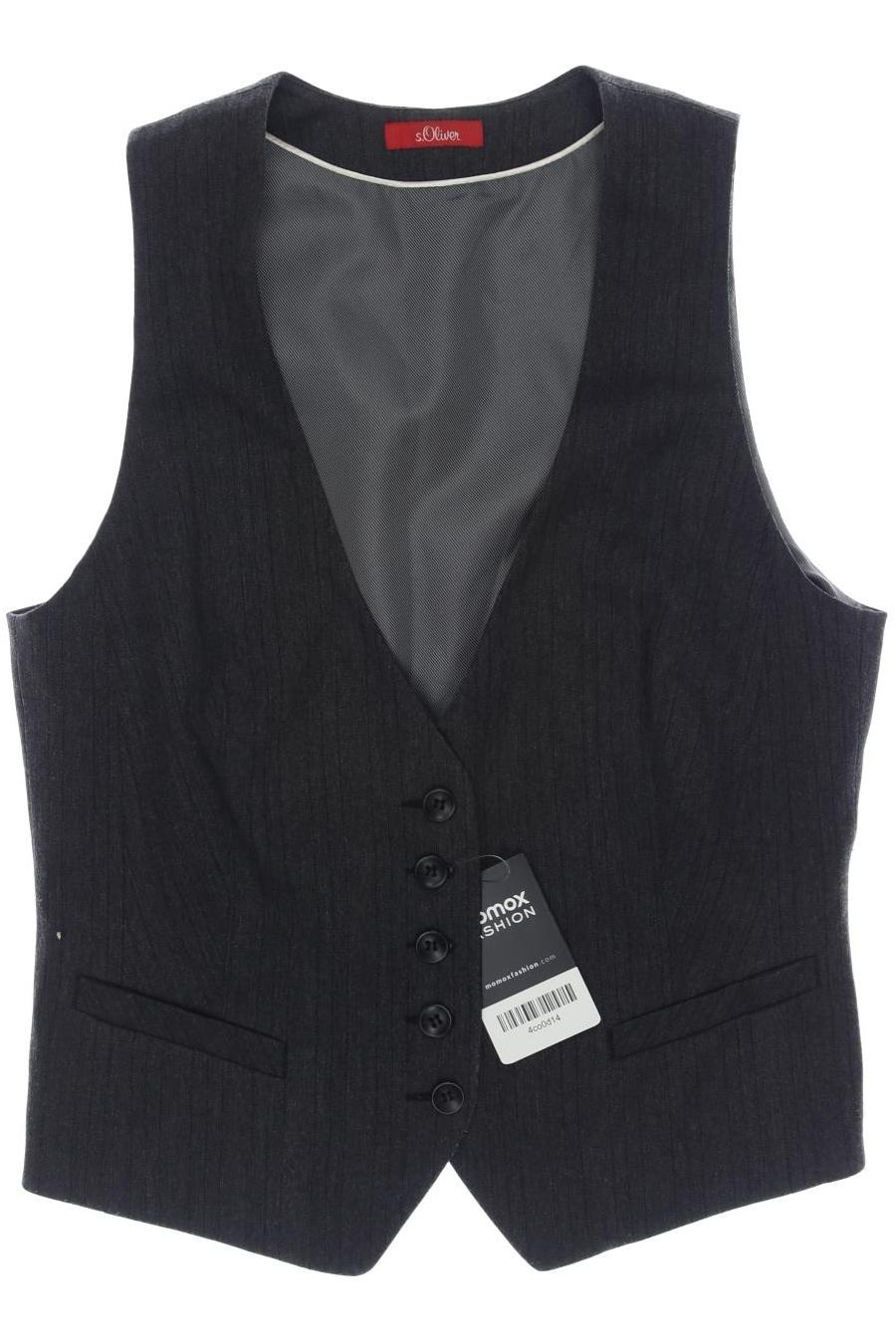

s.Oliver Damen Weste, grau, Gr. 38