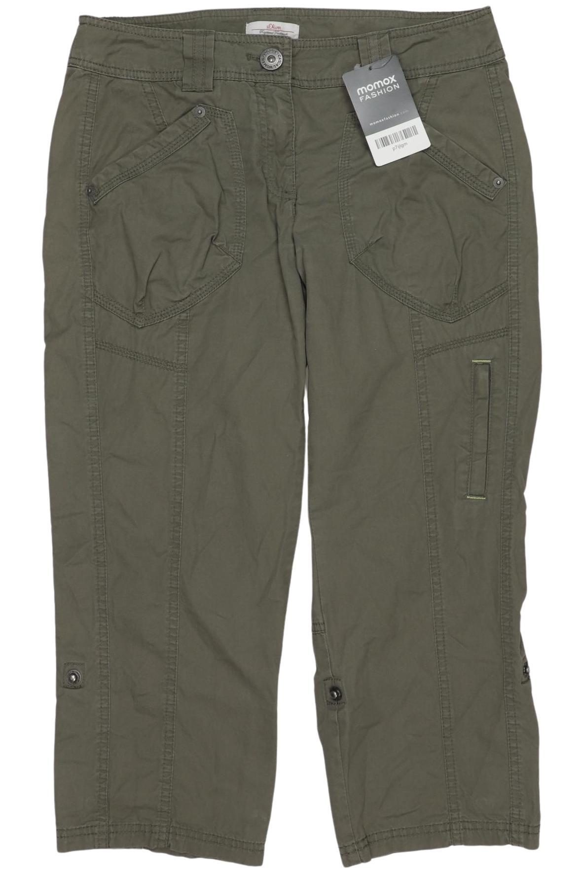 

s.Oliver Damen Stoffhose, grün, Gr. 34
