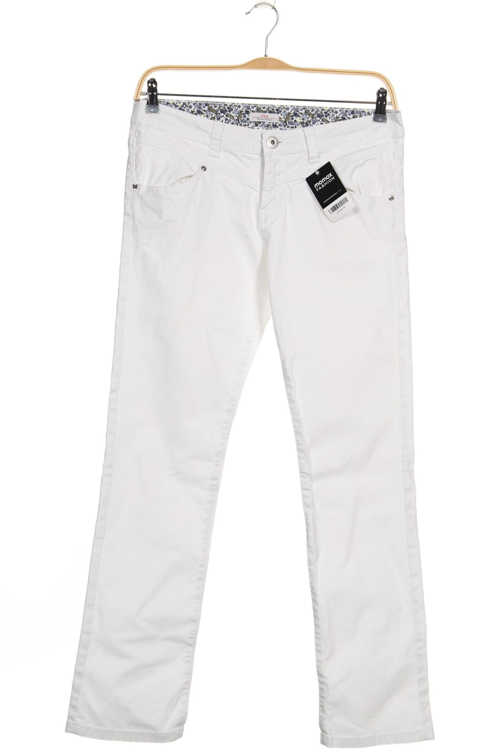 

s.Oliver Damen Jeans, weiß, Gr. 40