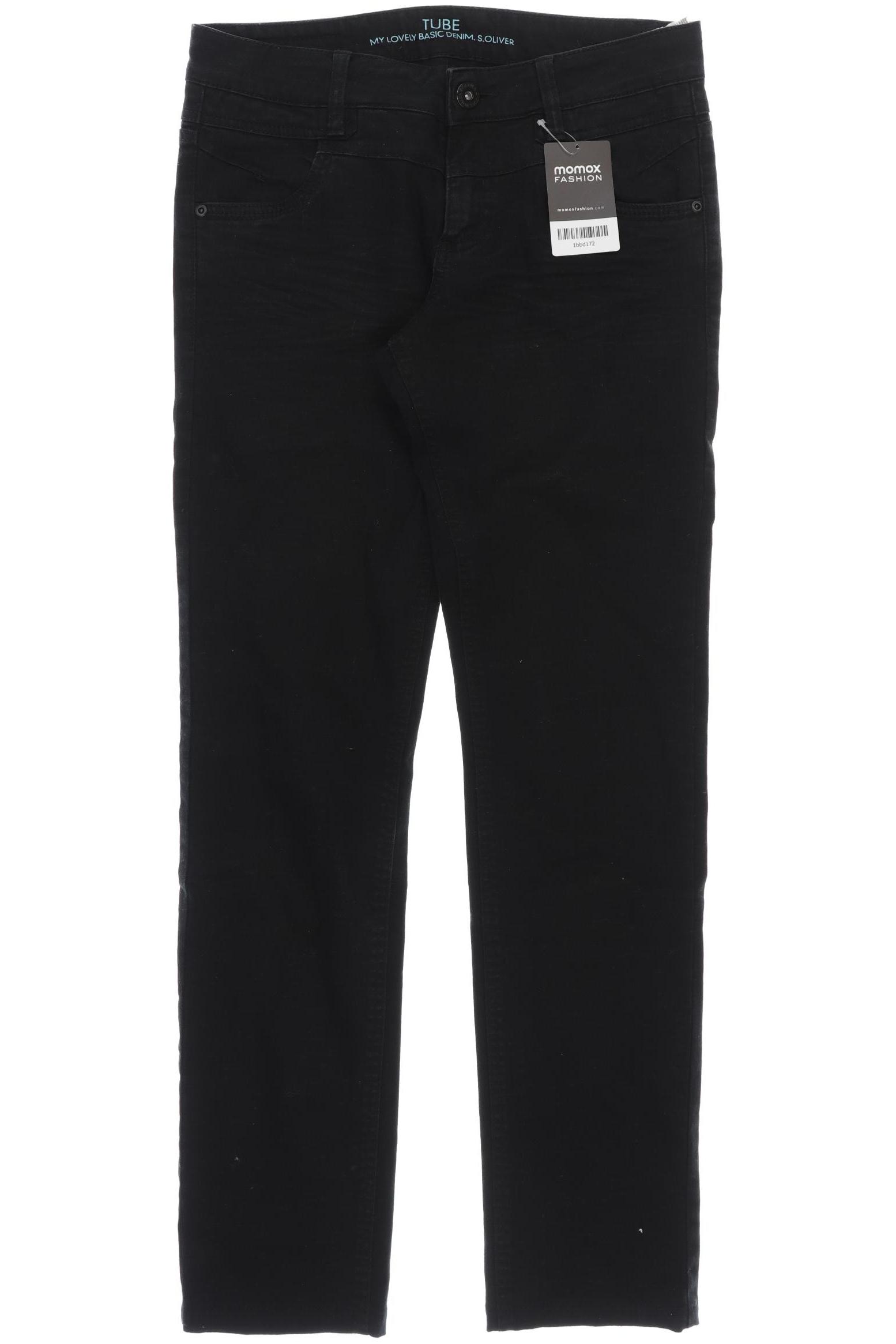 

s.Oliver Damen Jeans, schwarz