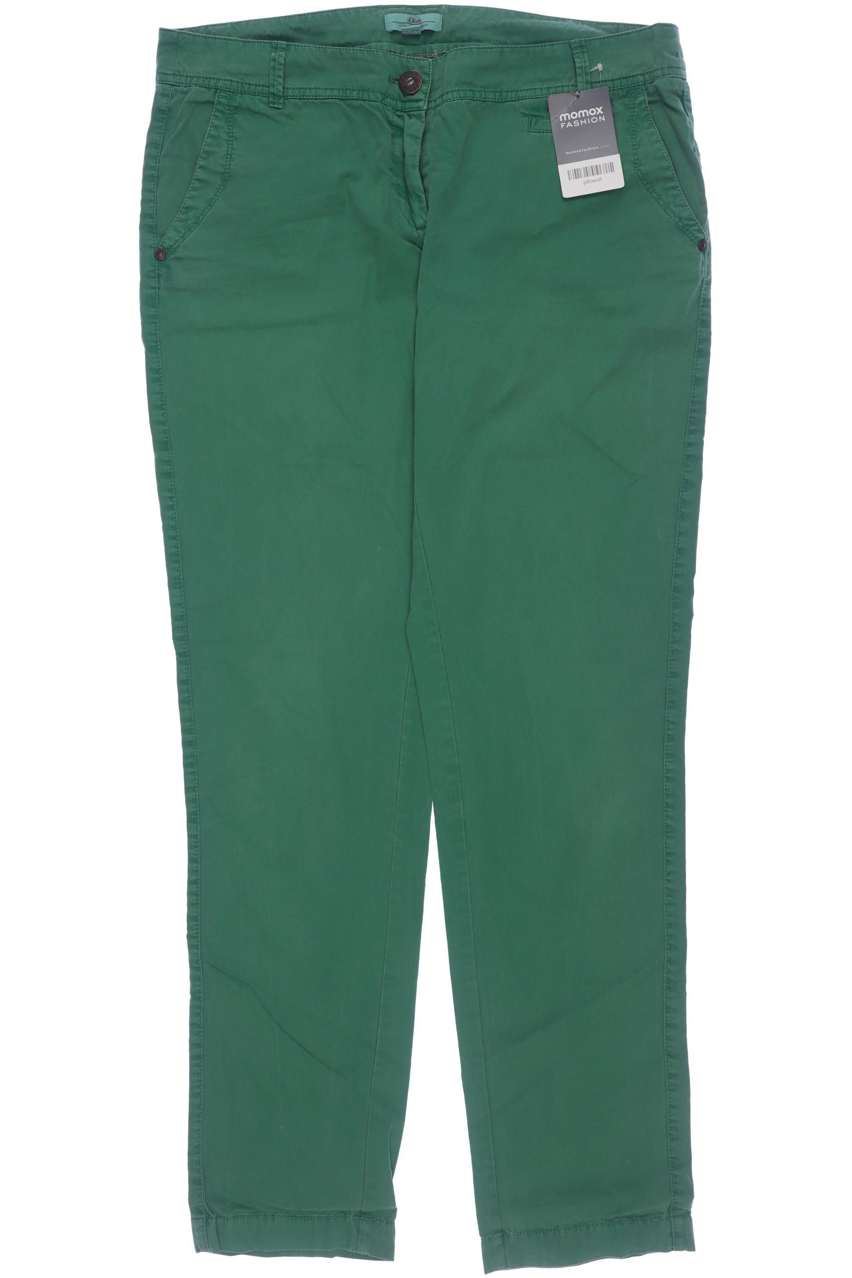 

s.Oliver Damen Stoffhose, grün, Gr. 38