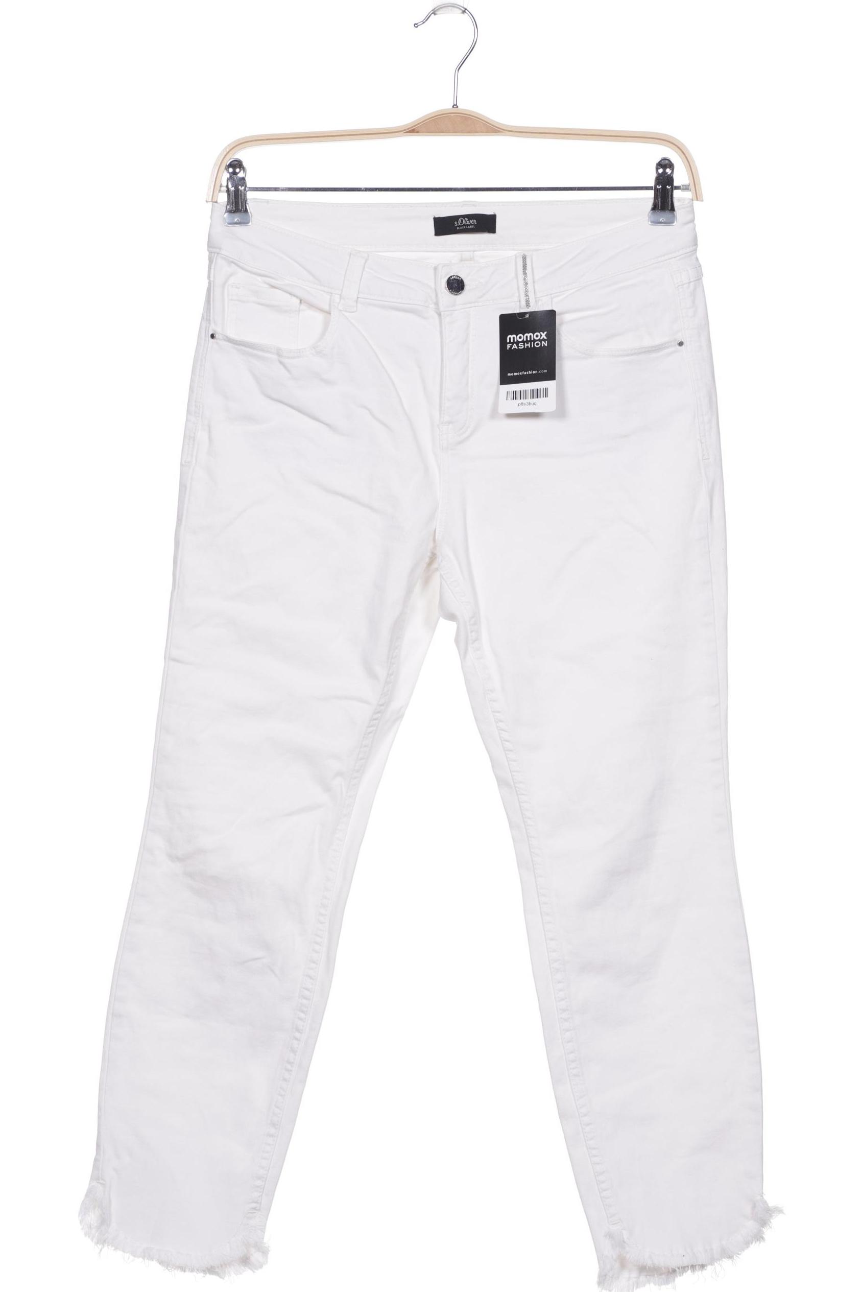 

s.Oliver Damen Jeans, cremeweiß