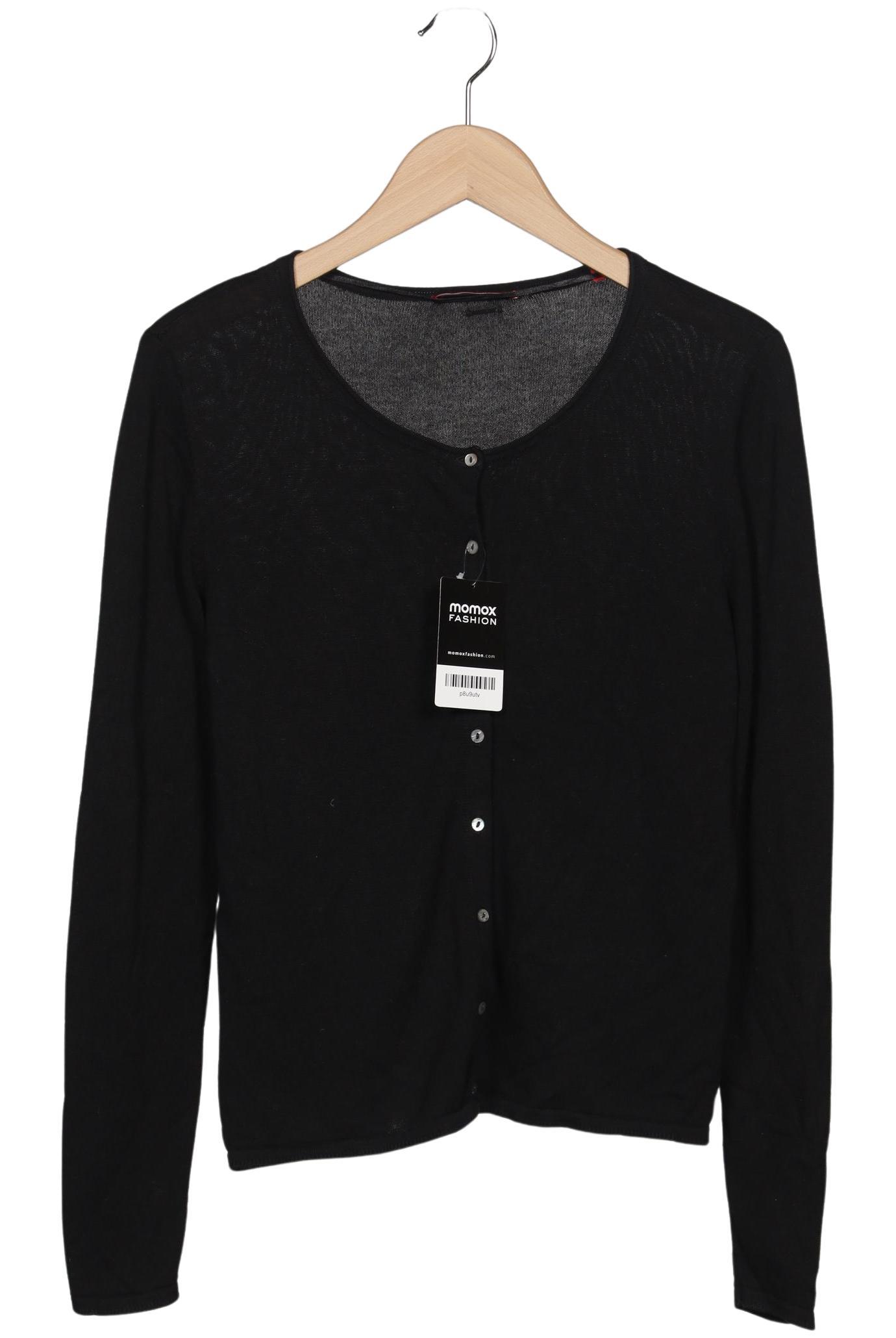 

s.Oliver Damen Strickjacke, schwarz, Gr. 36