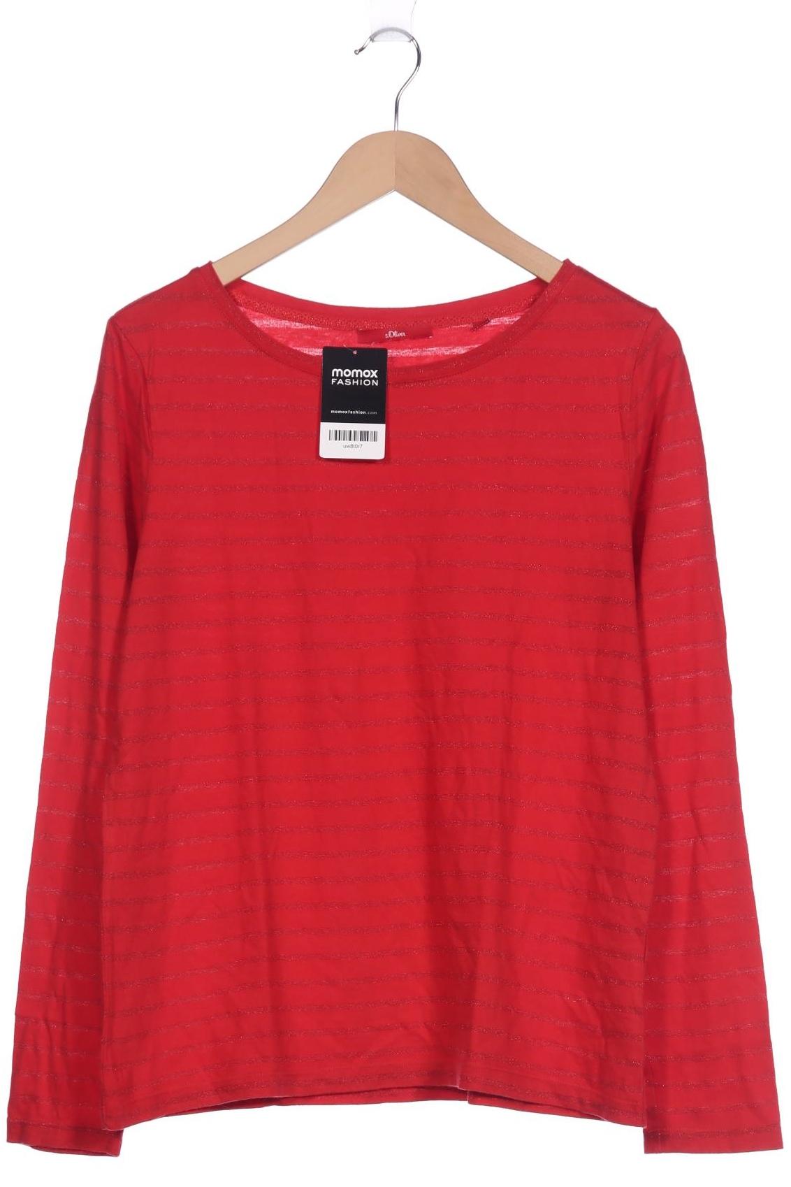 

s.Oliver Damen Langarmshirt, rot, Gr. 40