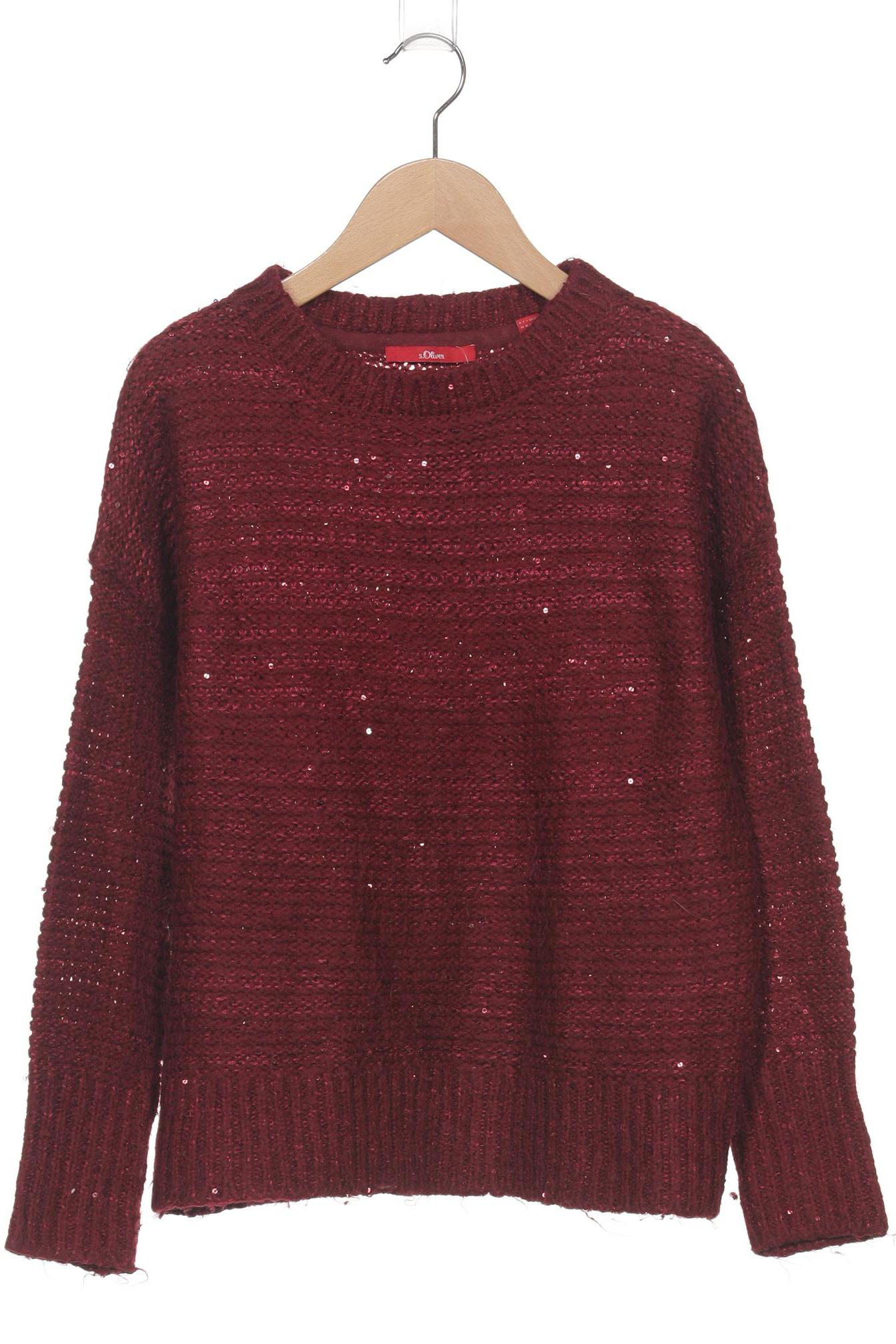 

s.Oliver Damen Pullover, bordeaux, Gr. 34