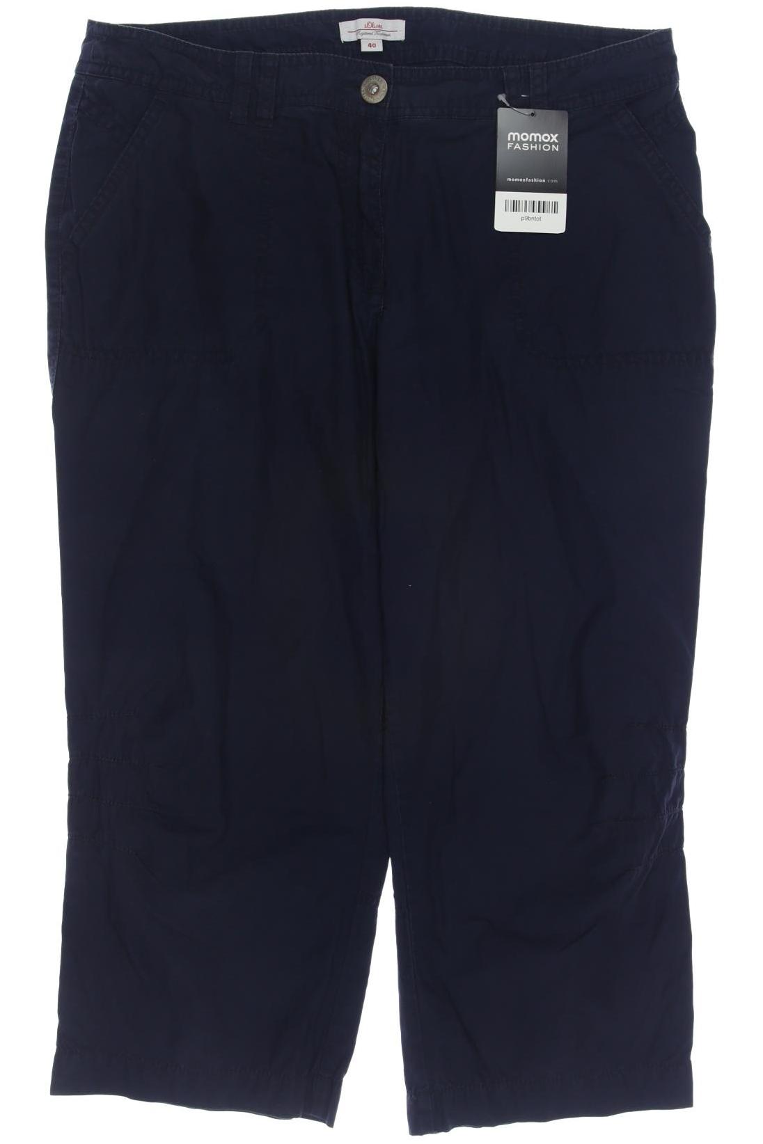

s.Oliver Damen Stoffhose, marineblau, Gr. 40