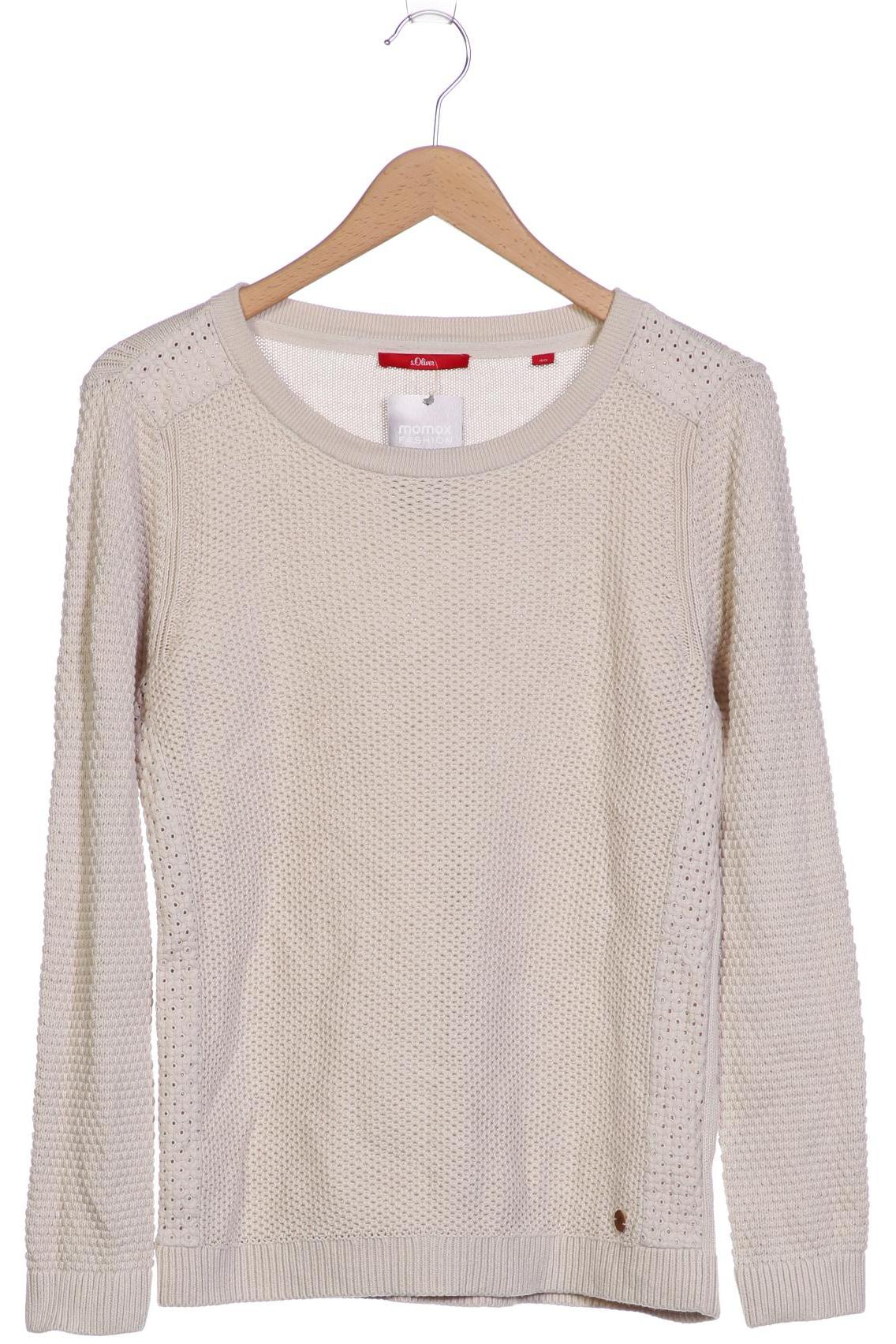 

s.Oliver Damen Pullover, beige, Gr. 40