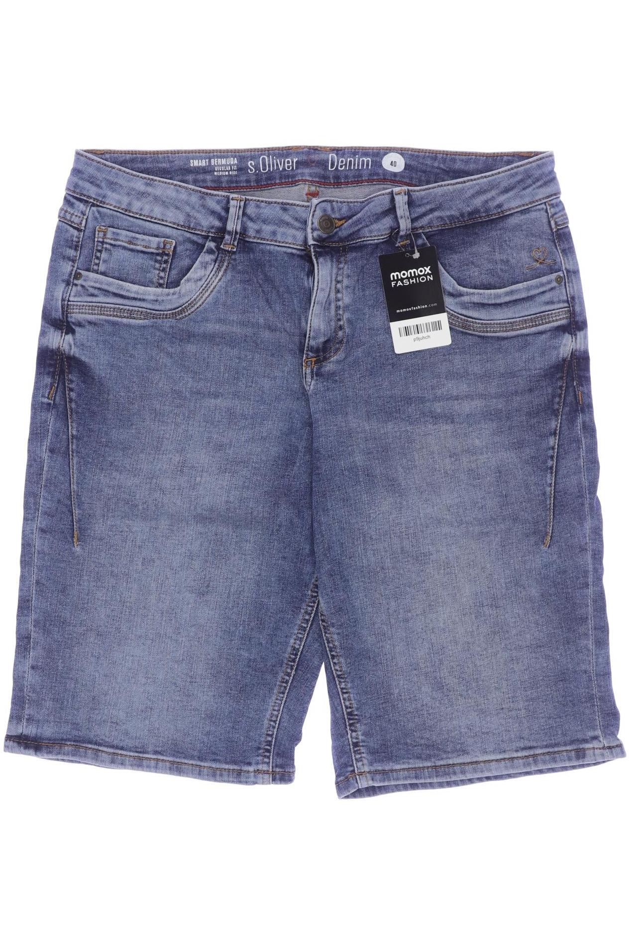 

s.Oliver Damen Shorts, blau, Gr. 40