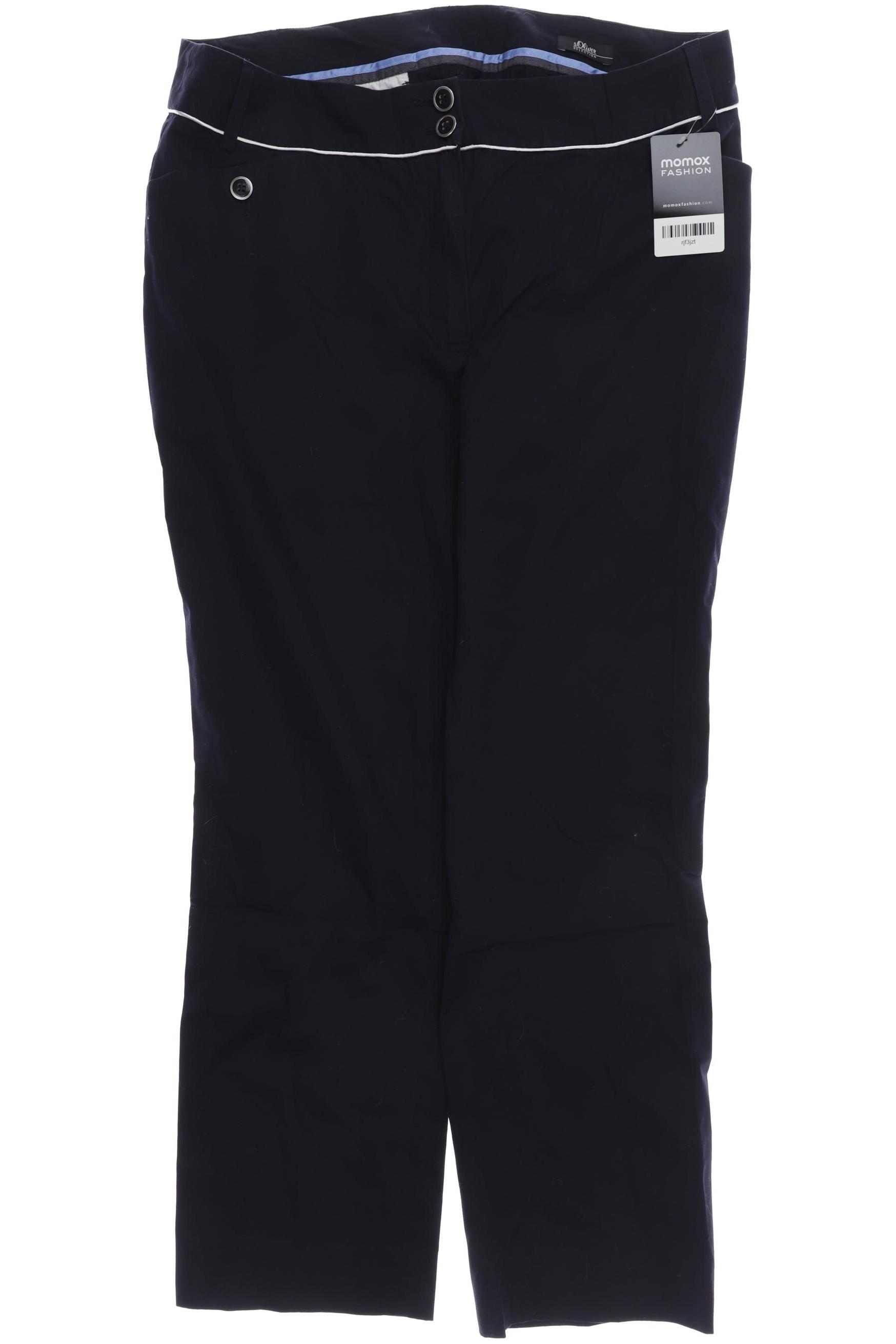

s.Oliver Damen Stoffhose, marineblau, Gr. 42