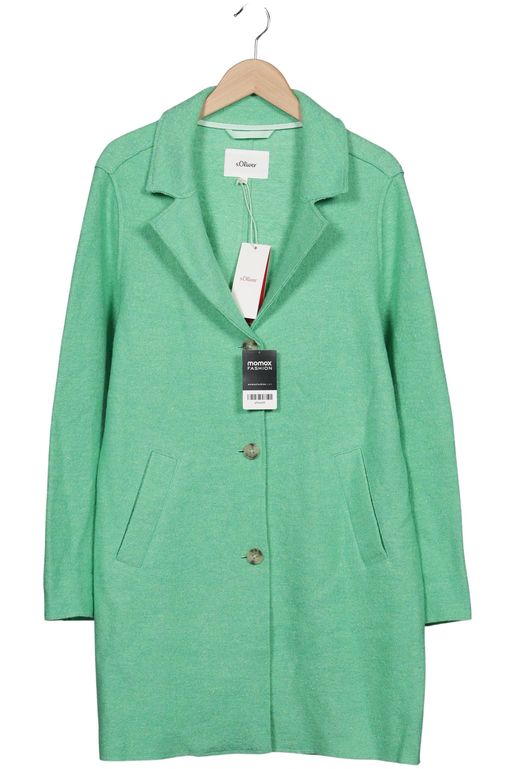 

s.Oliver Damen Mantel, hellgrün, Gr. 40