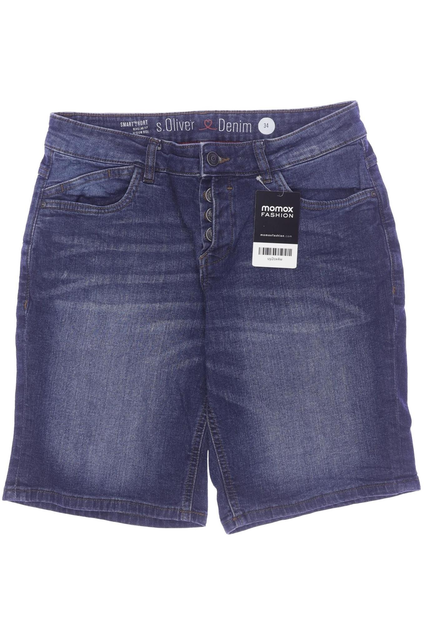 

s.Oliver Damen Shorts, blau, Gr. 34