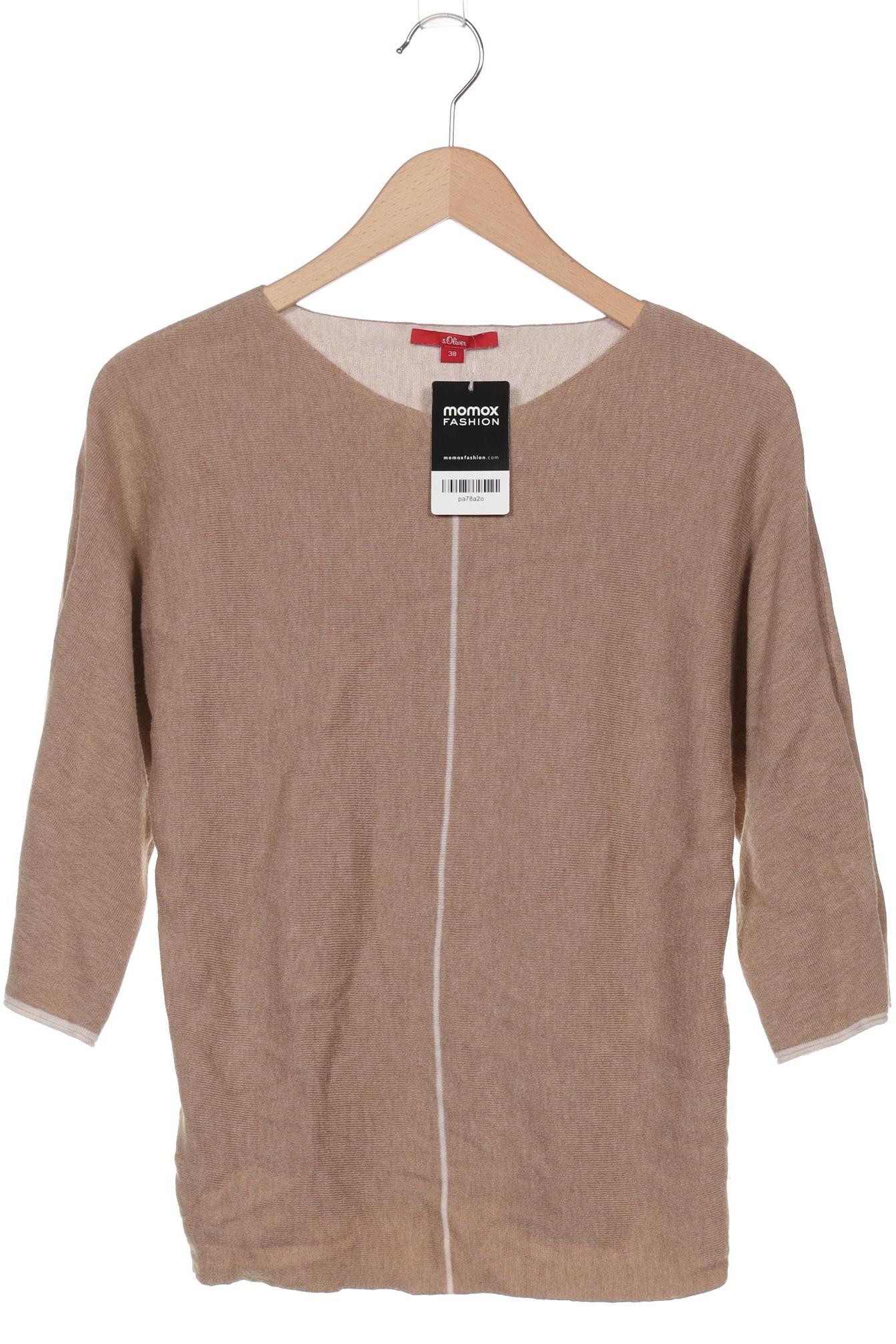 

s.Oliver Damen Pullover, beige, Gr. 38