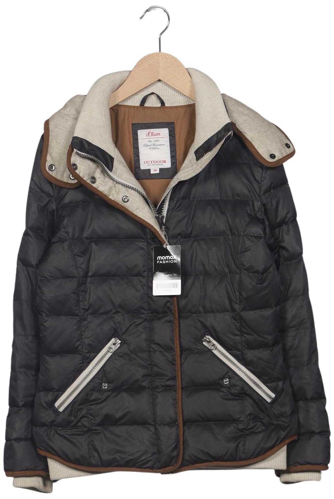 

s.Oliver Damen Jacke, schwarz, Gr. 34