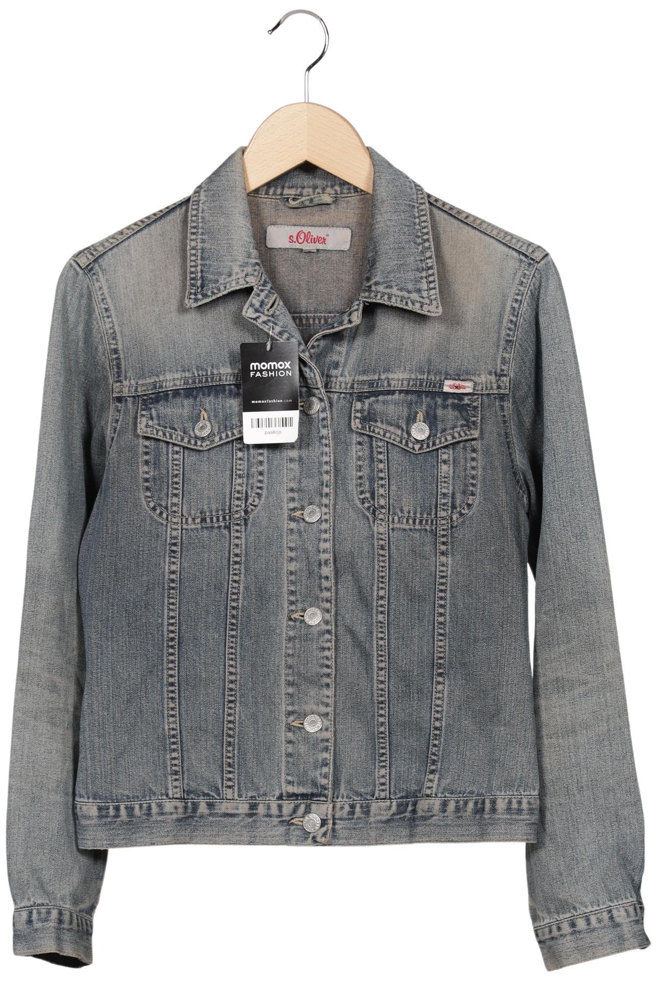 

s.Oliver Damen Jacke, hellblau, Gr. 38