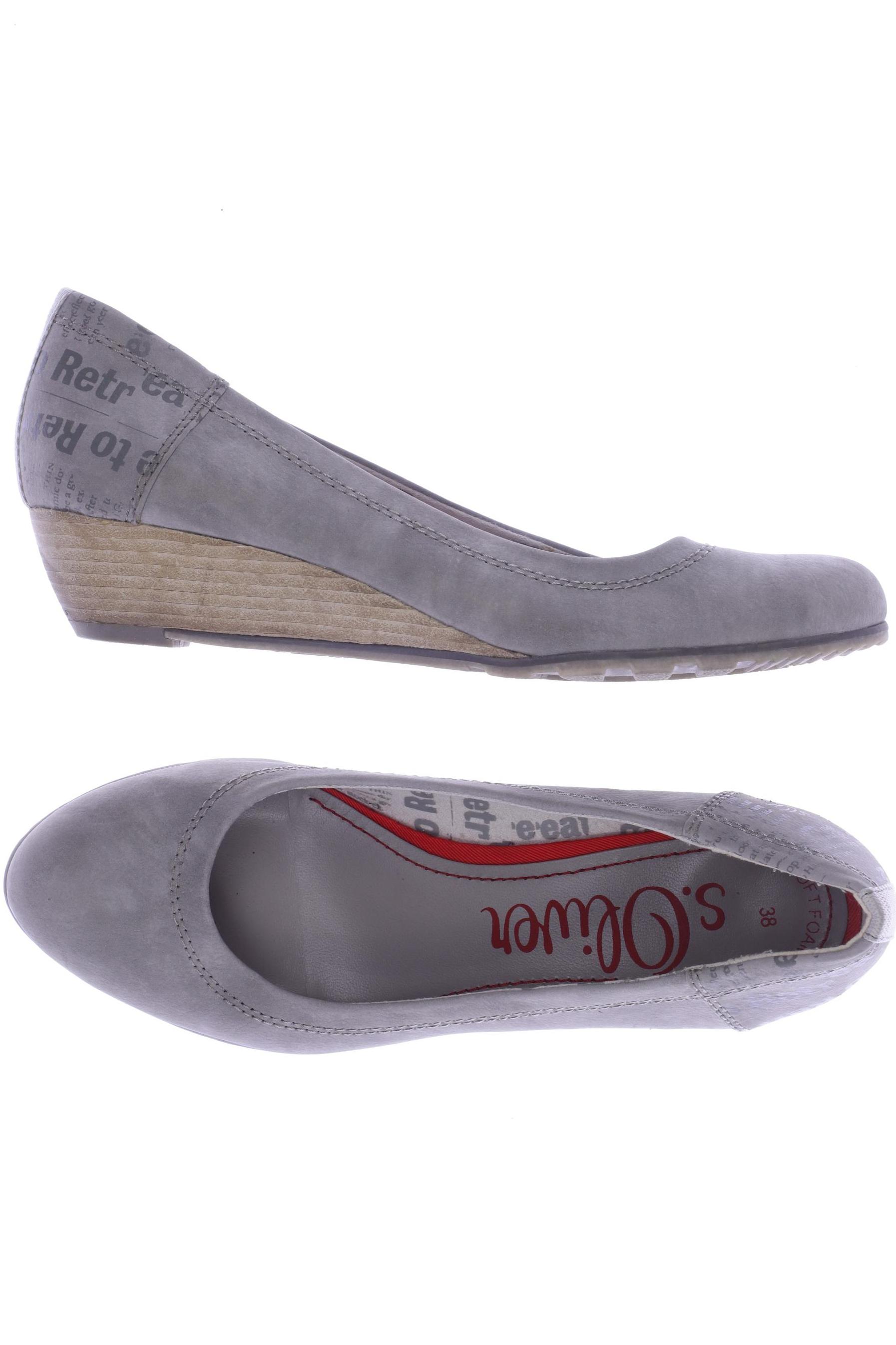 

s.Oliver Damen Pumps, grau, Gr. 38