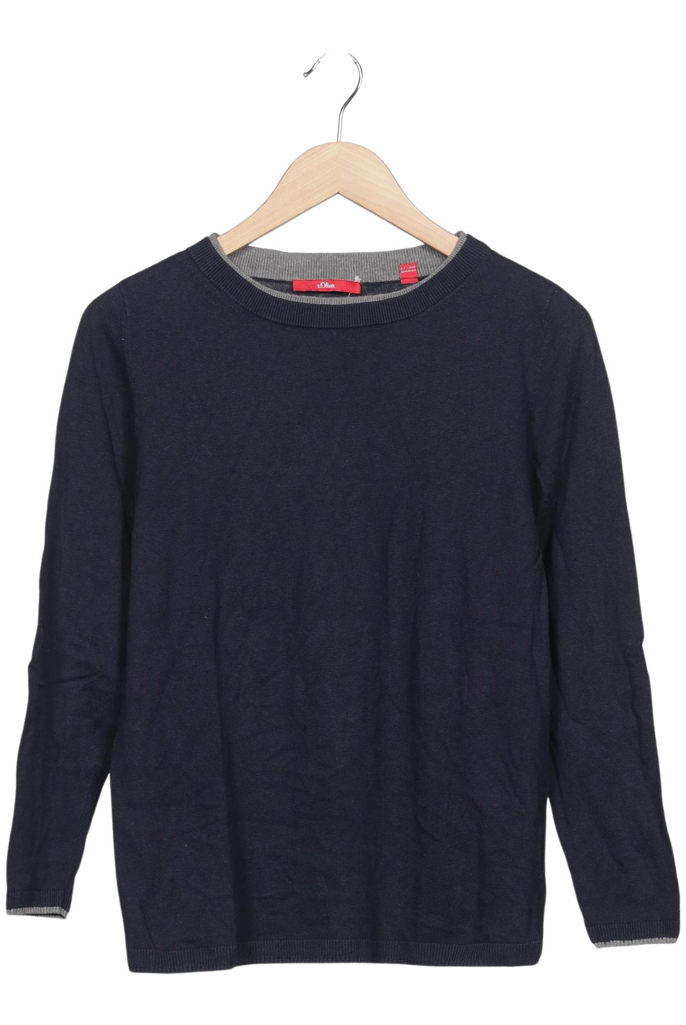 

s.Oliver Damen Pullover, marineblau, Gr. 42