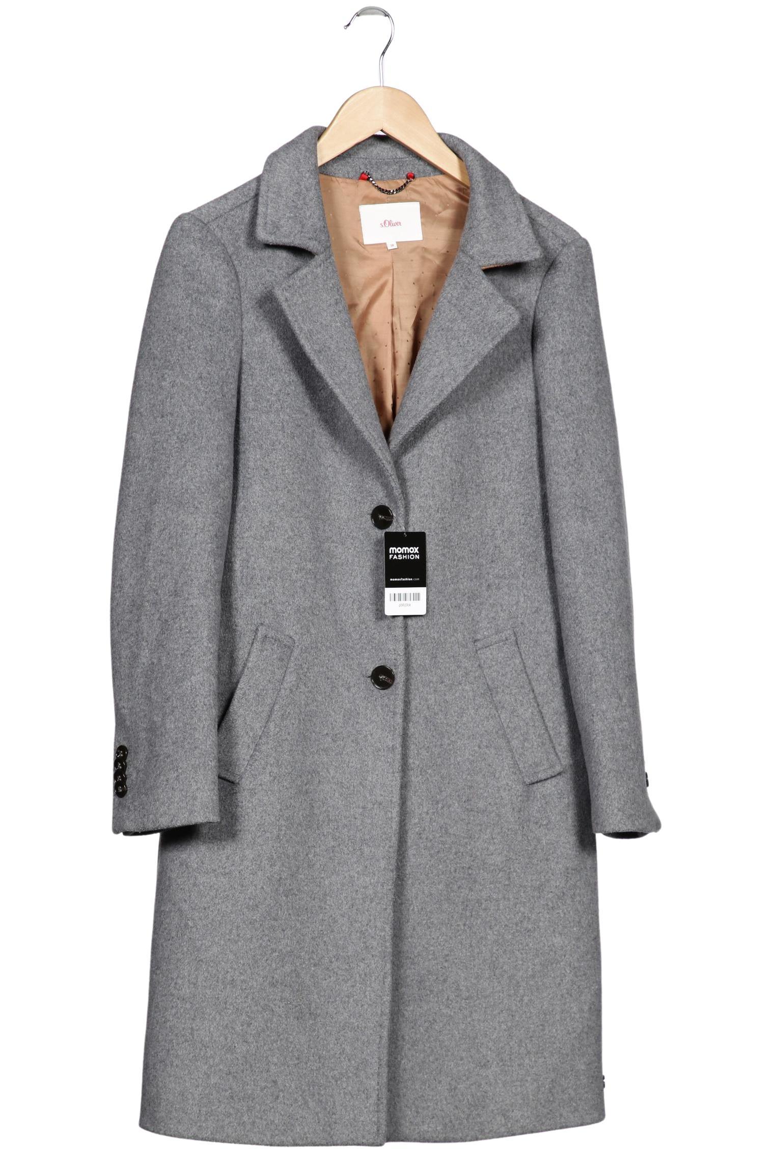 

s.Oliver Damen Mantel, grau, Gr. 38