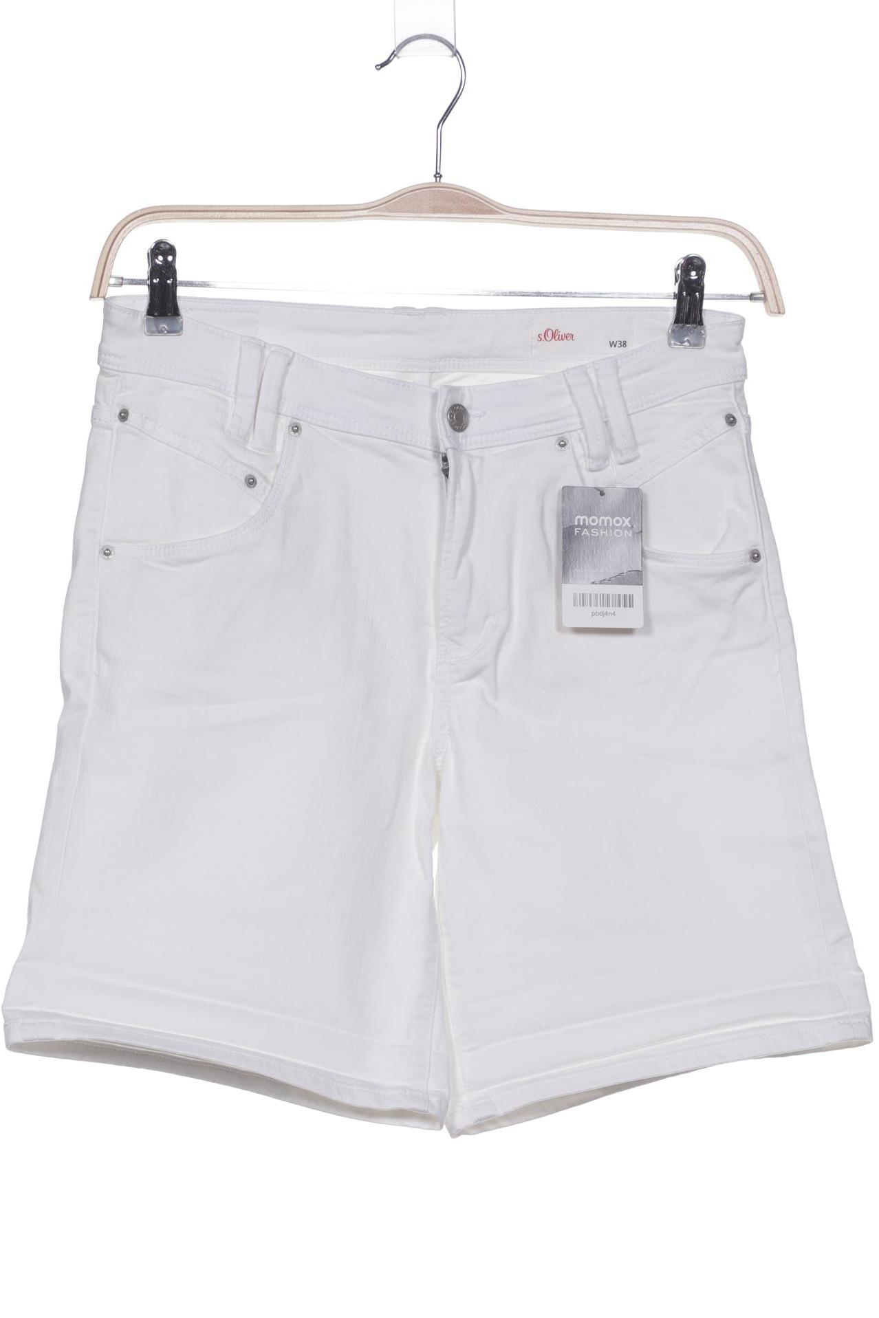 

s.Oliver Damen Shorts, weiß, Gr. 38