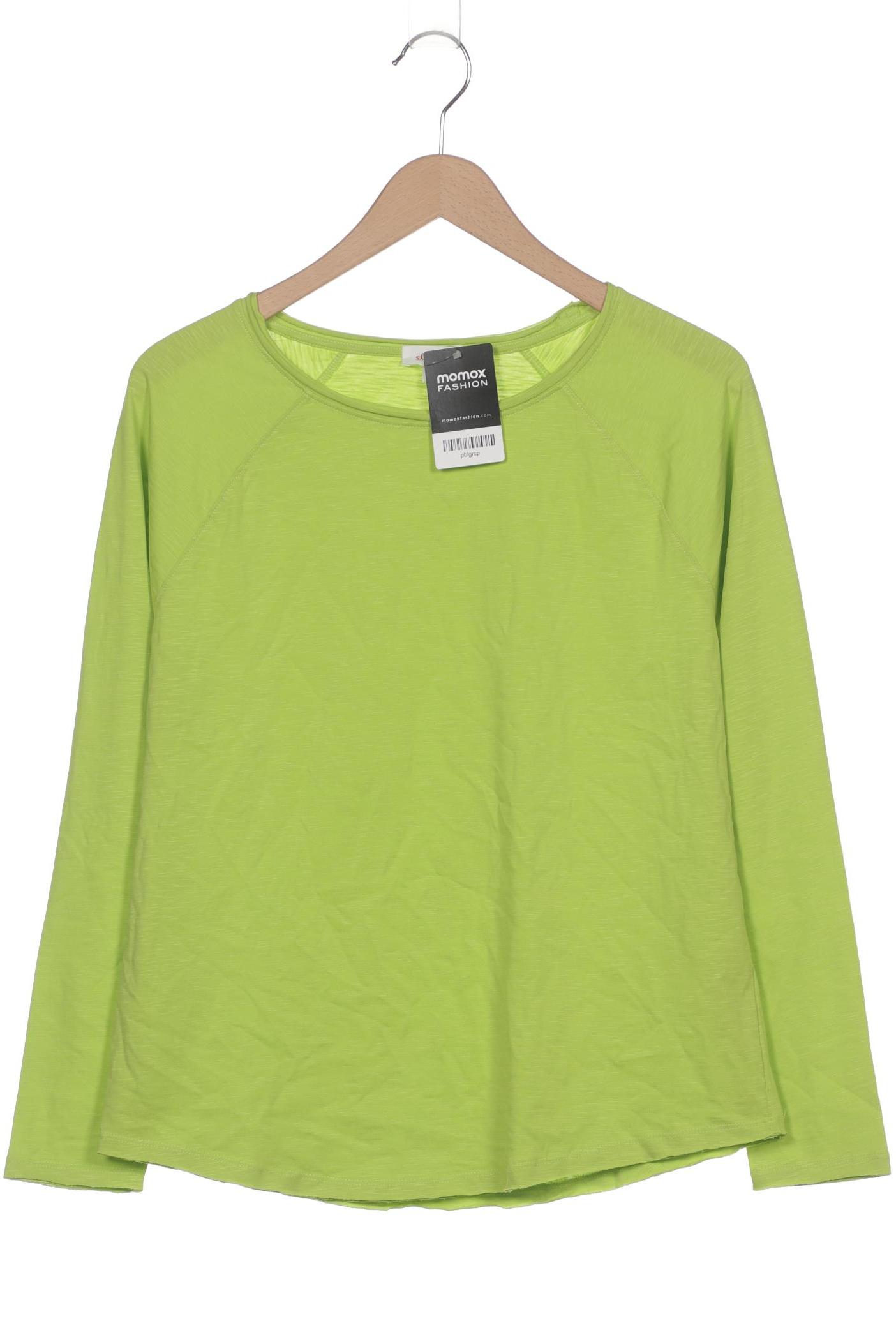 

s.Oliver Damen Langarmshirt, hellgrün, Gr. 40