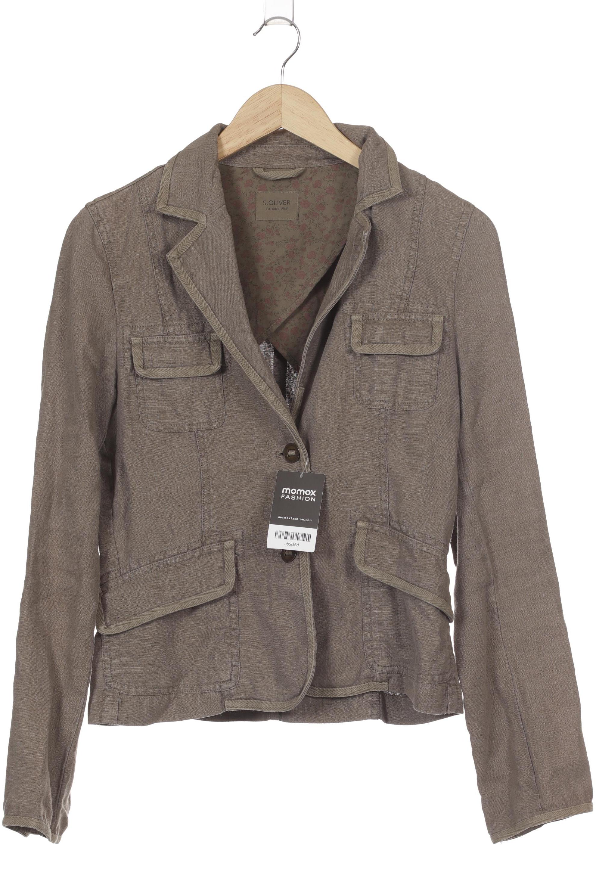 

s.Oliver Damen Blazer, grün, Gr. 36
