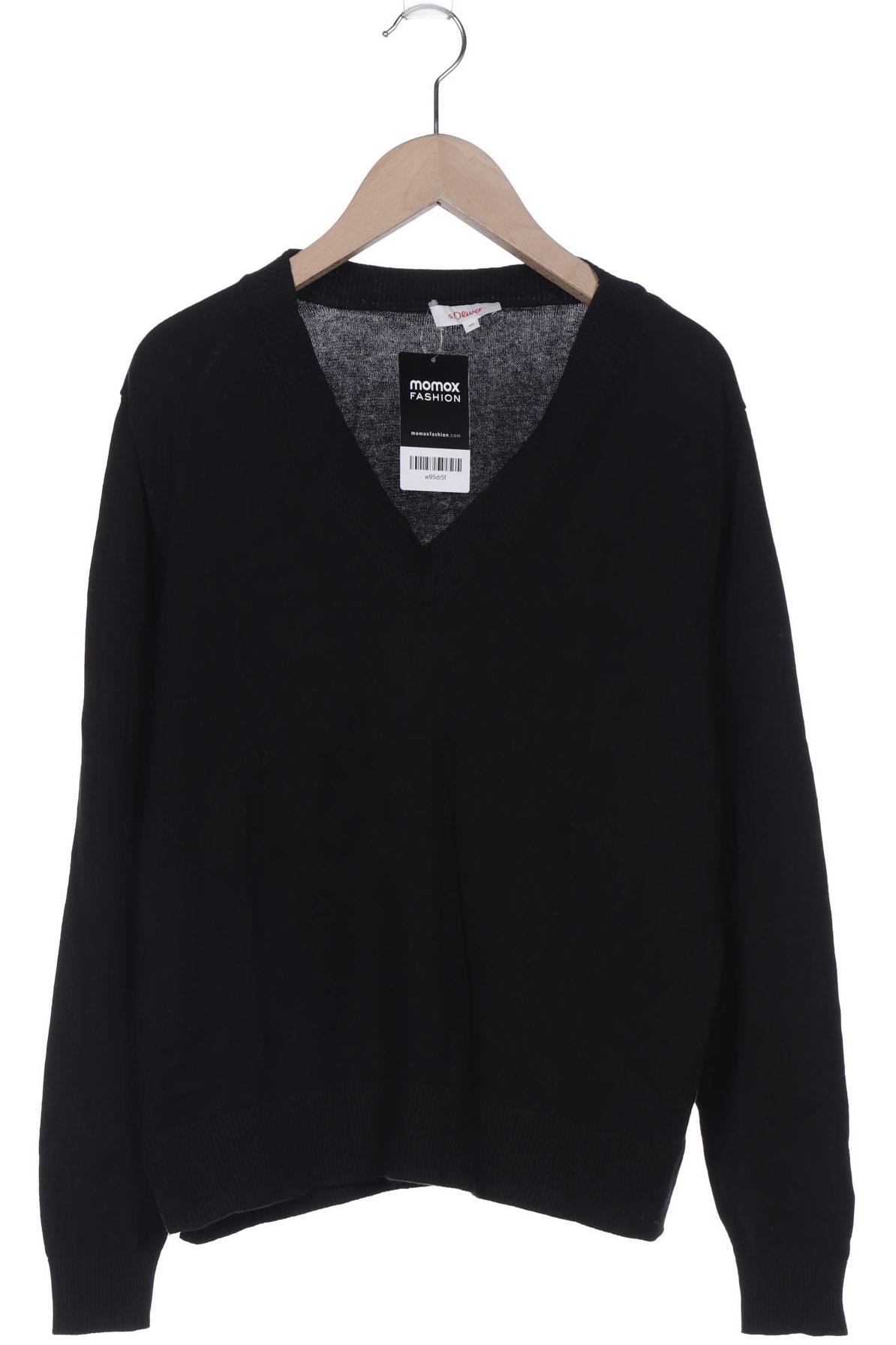 

s.Oliver Damen Pullover, schwarz, Gr. 36