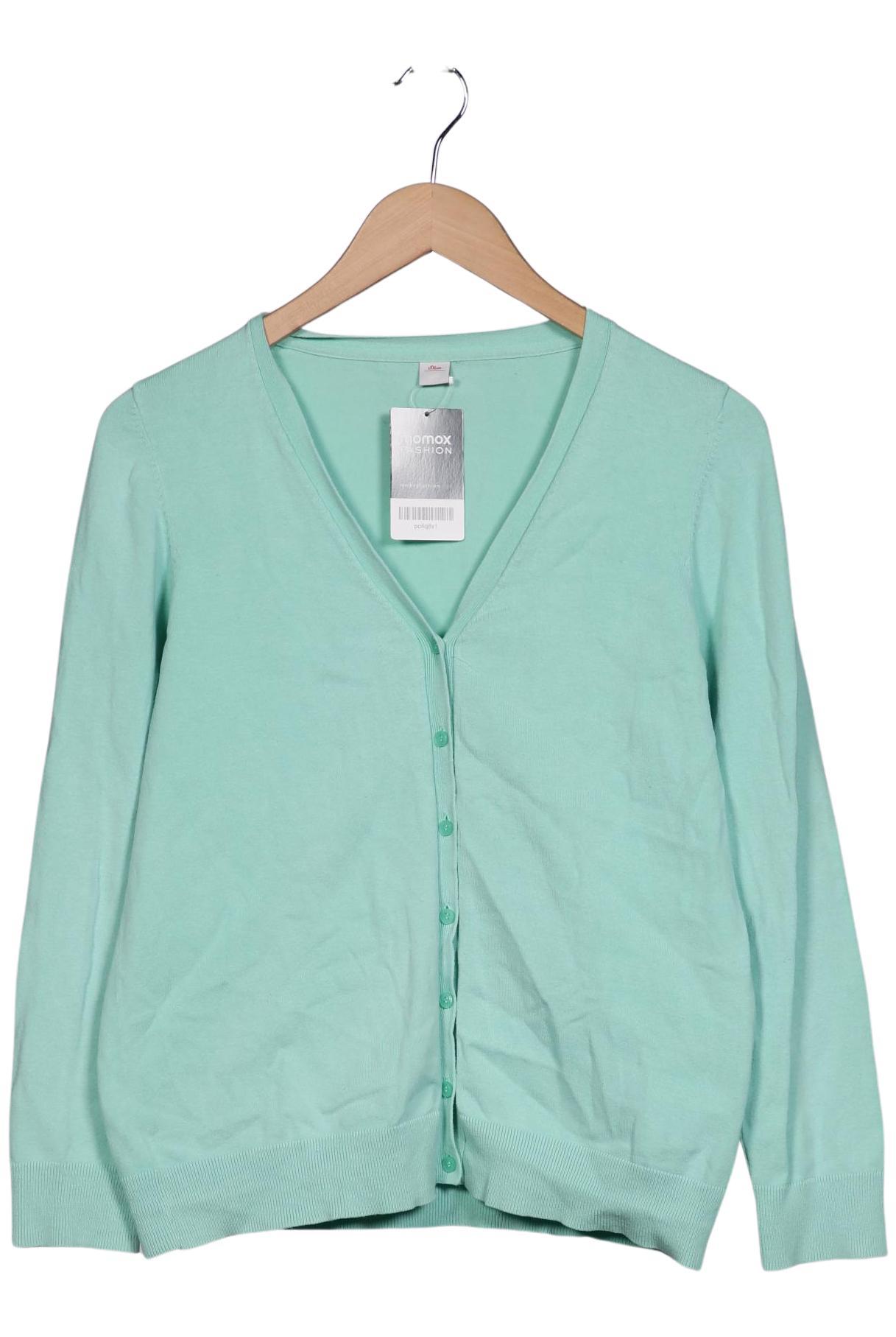 

s.Oliver Damen Strickjacke, hellgrün, Gr. 42