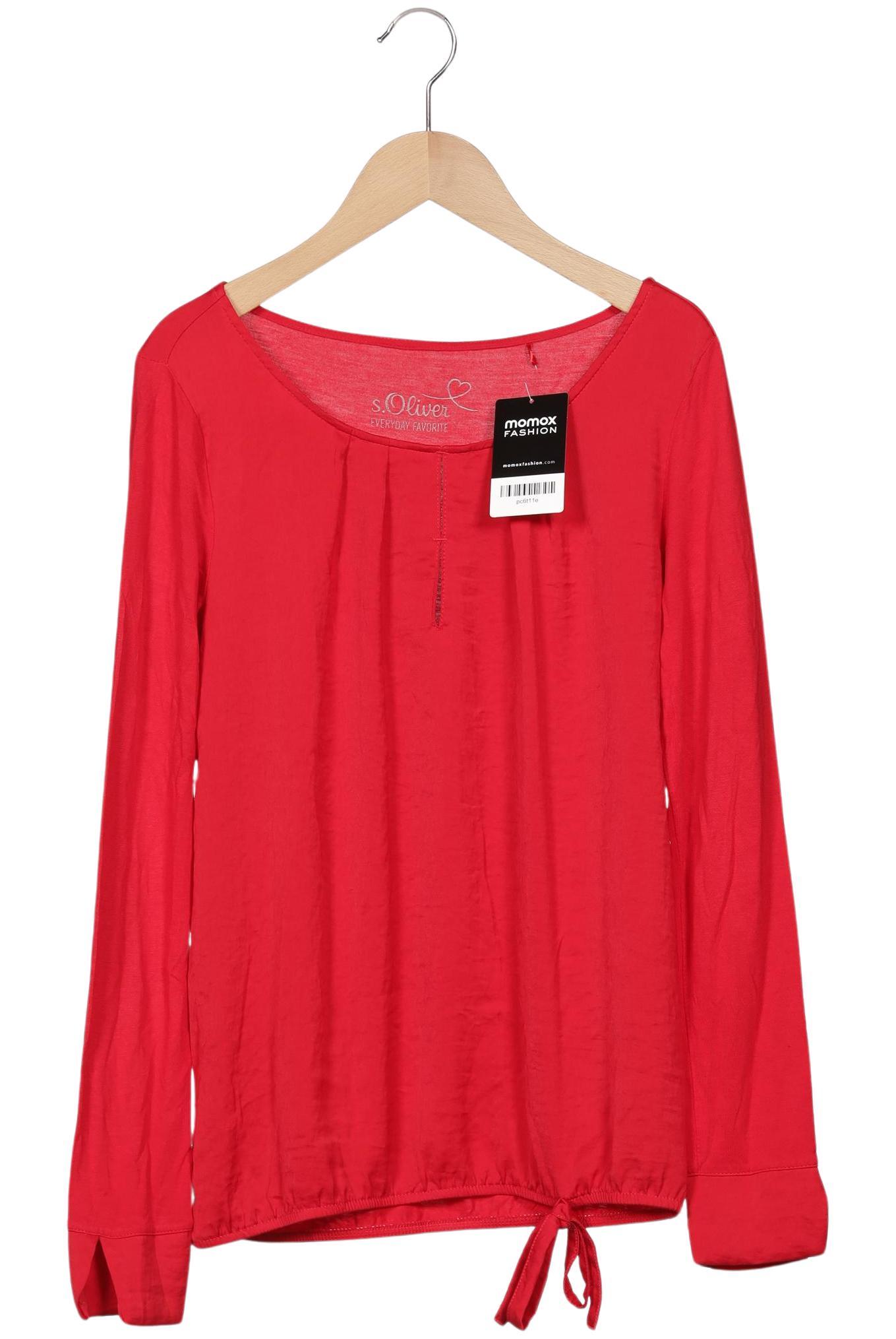 

s.Oliver Damen Langarmshirt, rot, Gr. 34