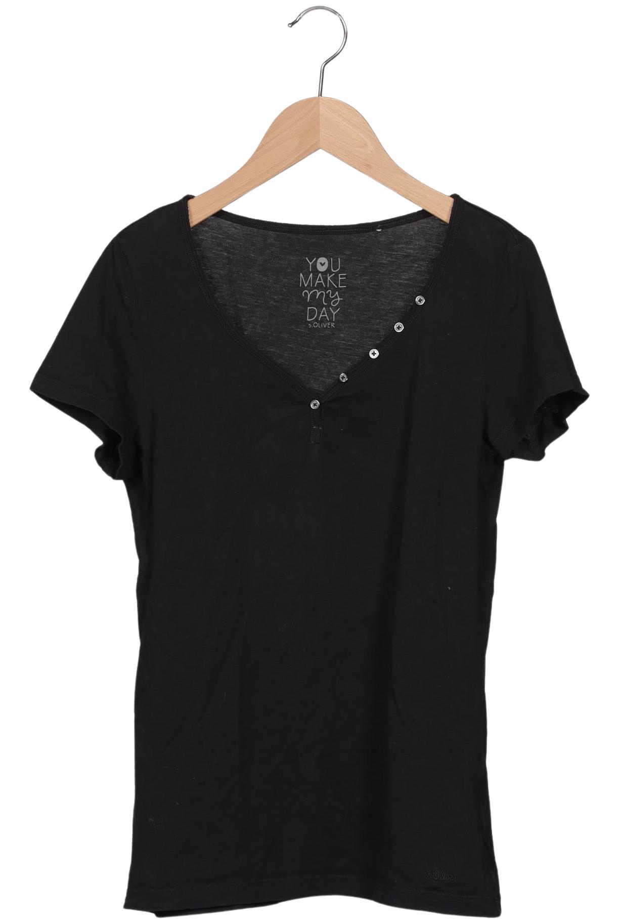 

s.Oliver Damen T-Shirt, schwarz, Gr. 36