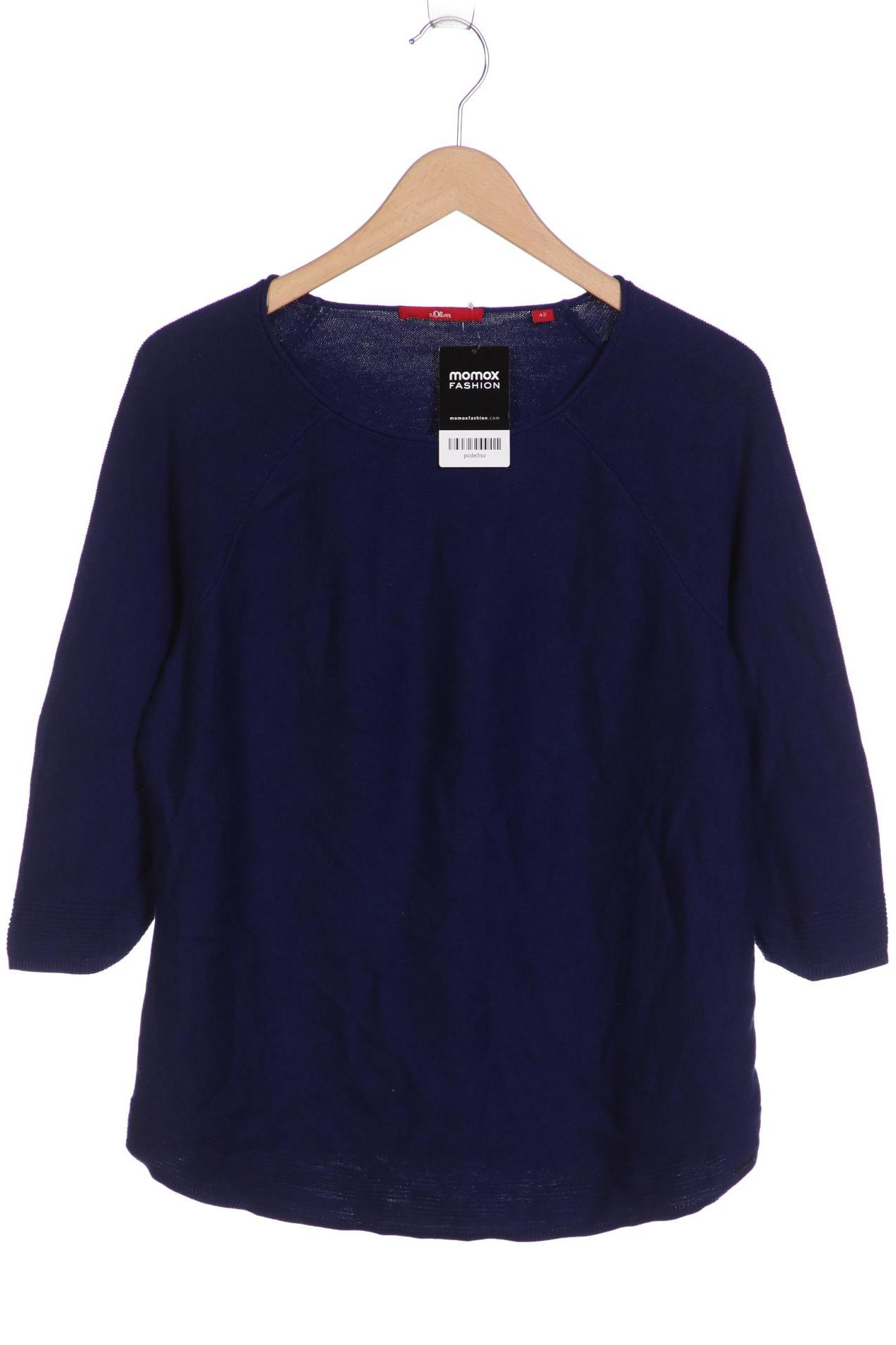 

s.Oliver Damen Pullover, marineblau
