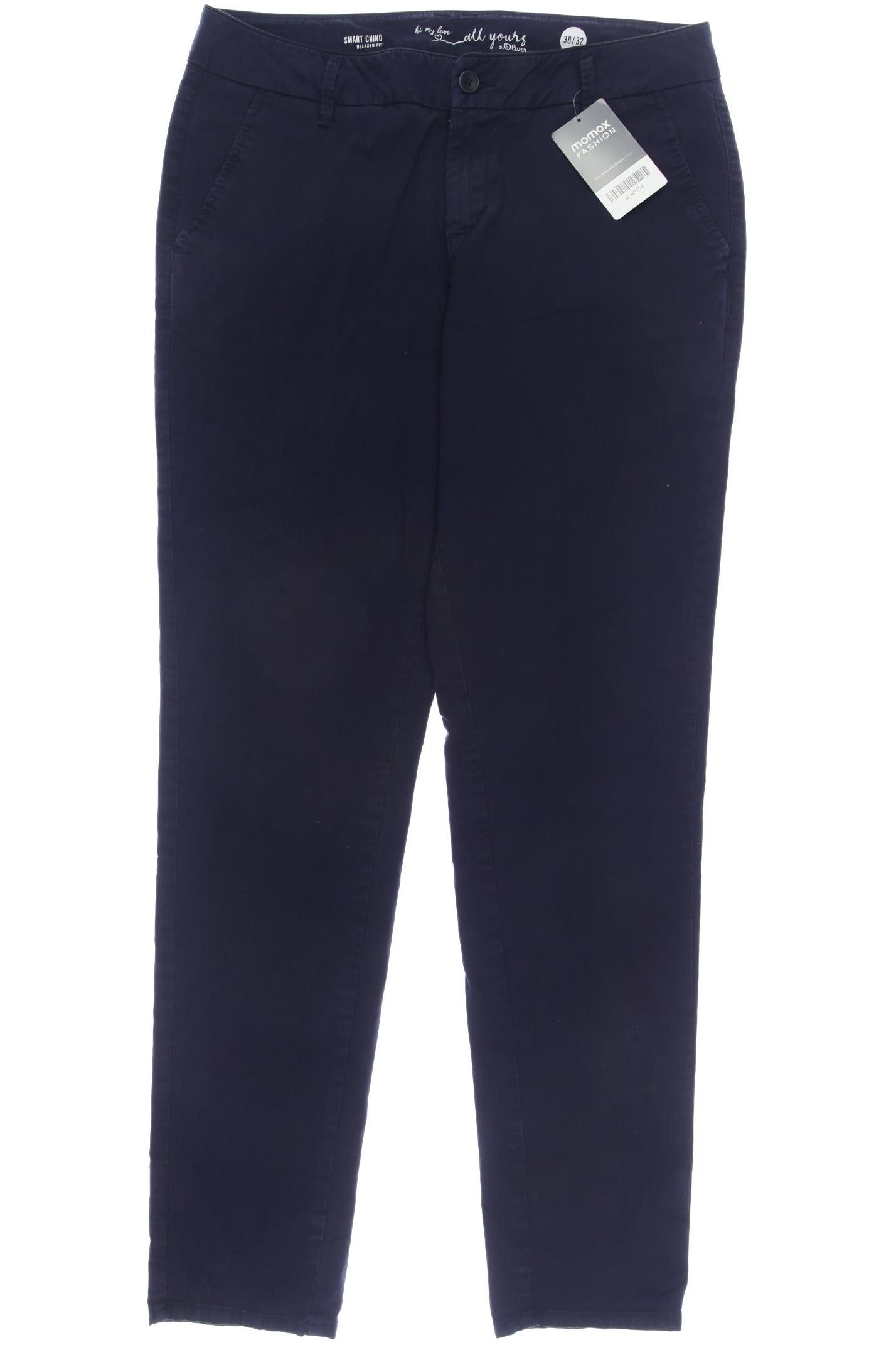 

s.Oliver Damen Stoffhose, marineblau, Gr. 38