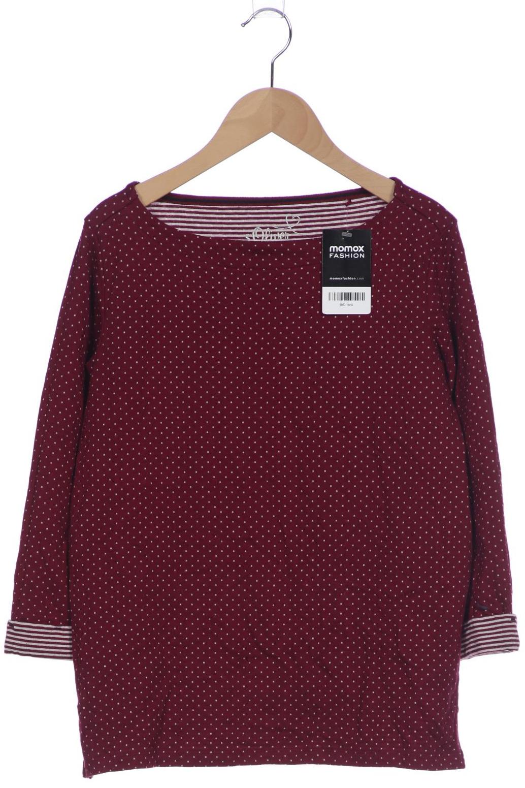 

s.Oliver Damen Langarmshirt, bordeaux, Gr. 36