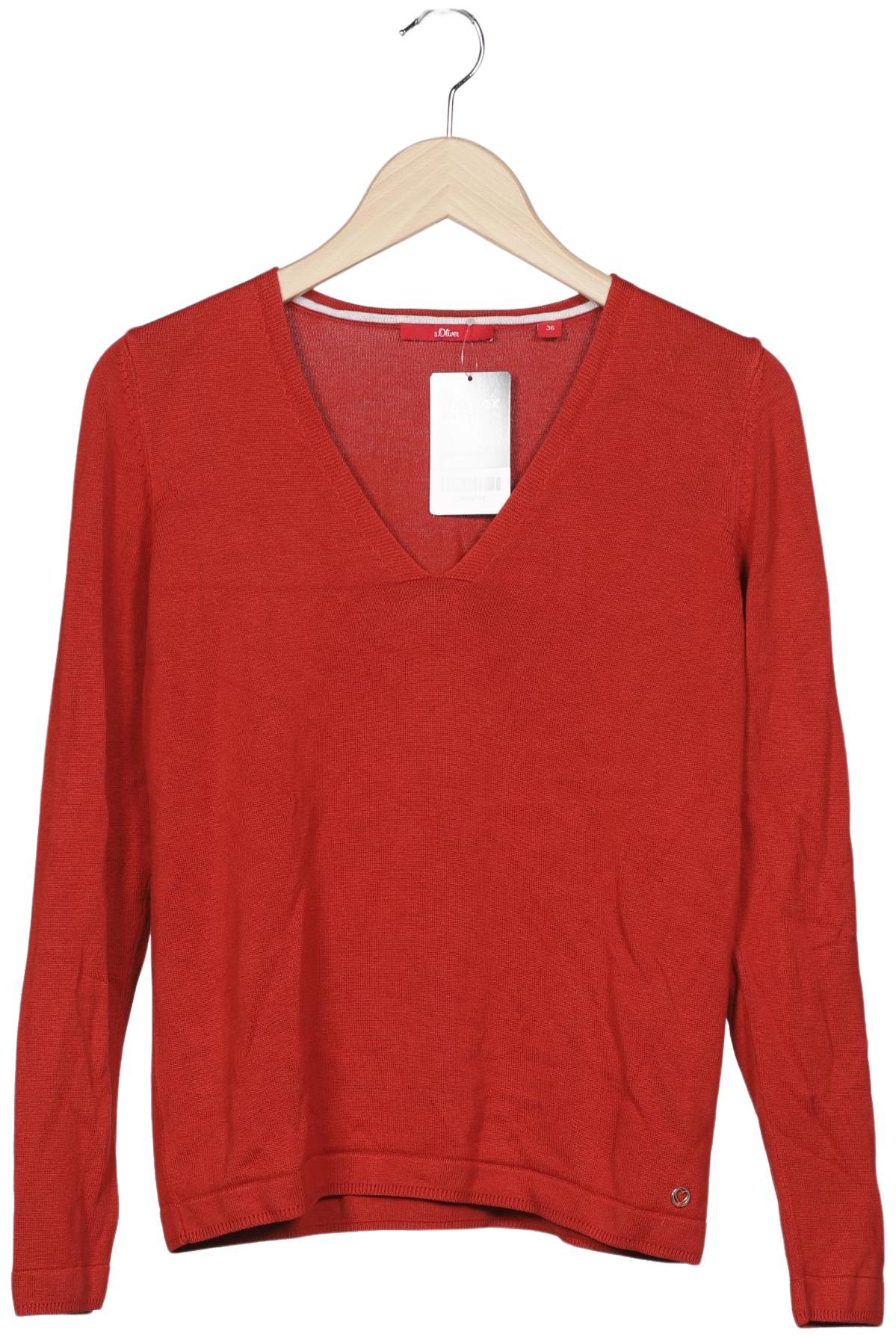 

s.Oliver Damen Pullover, rot, Gr. 36