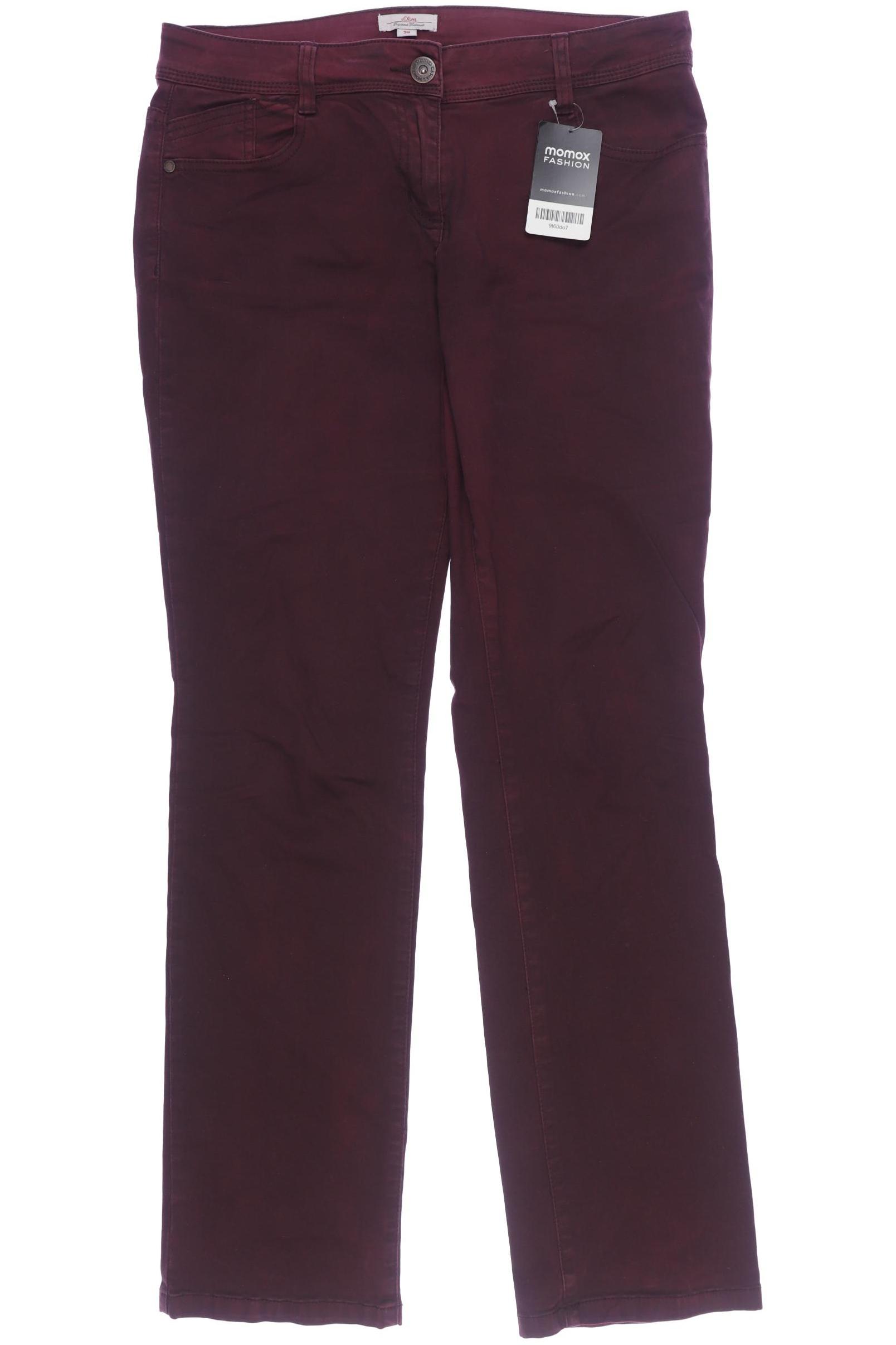 

s.Oliver Damen Jeans, bordeaux, Gr. 38