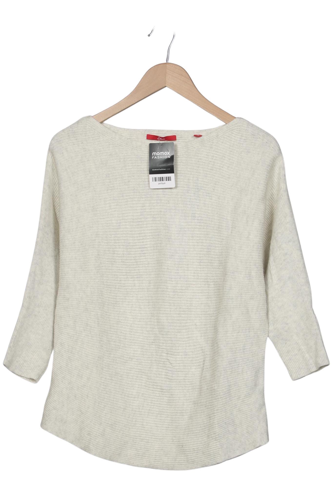 

s.Oliver Damen Pullover, cremeweiß, Gr. 38