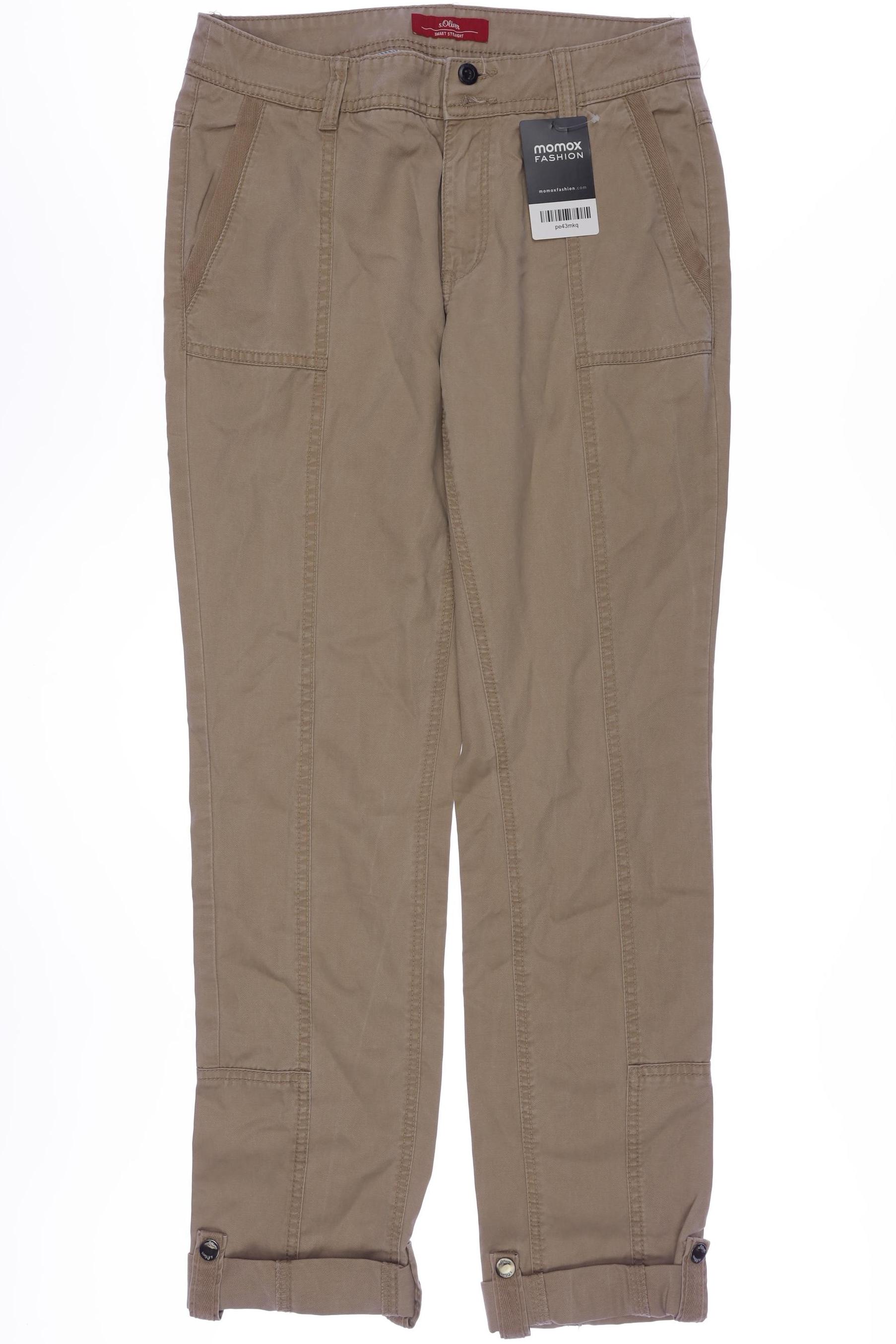 

s.Oliver Damen Stoffhose, beige, Gr. 34