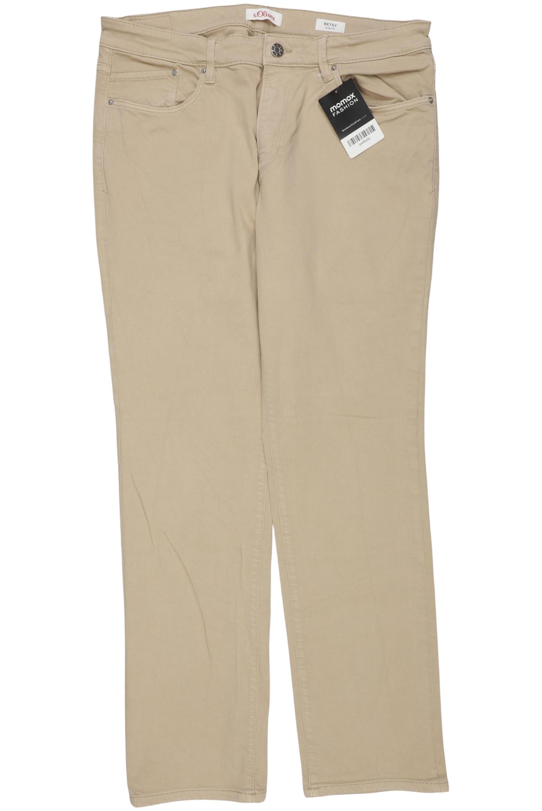 

s.Oliver Damen Jeans, beige, Gr. 42