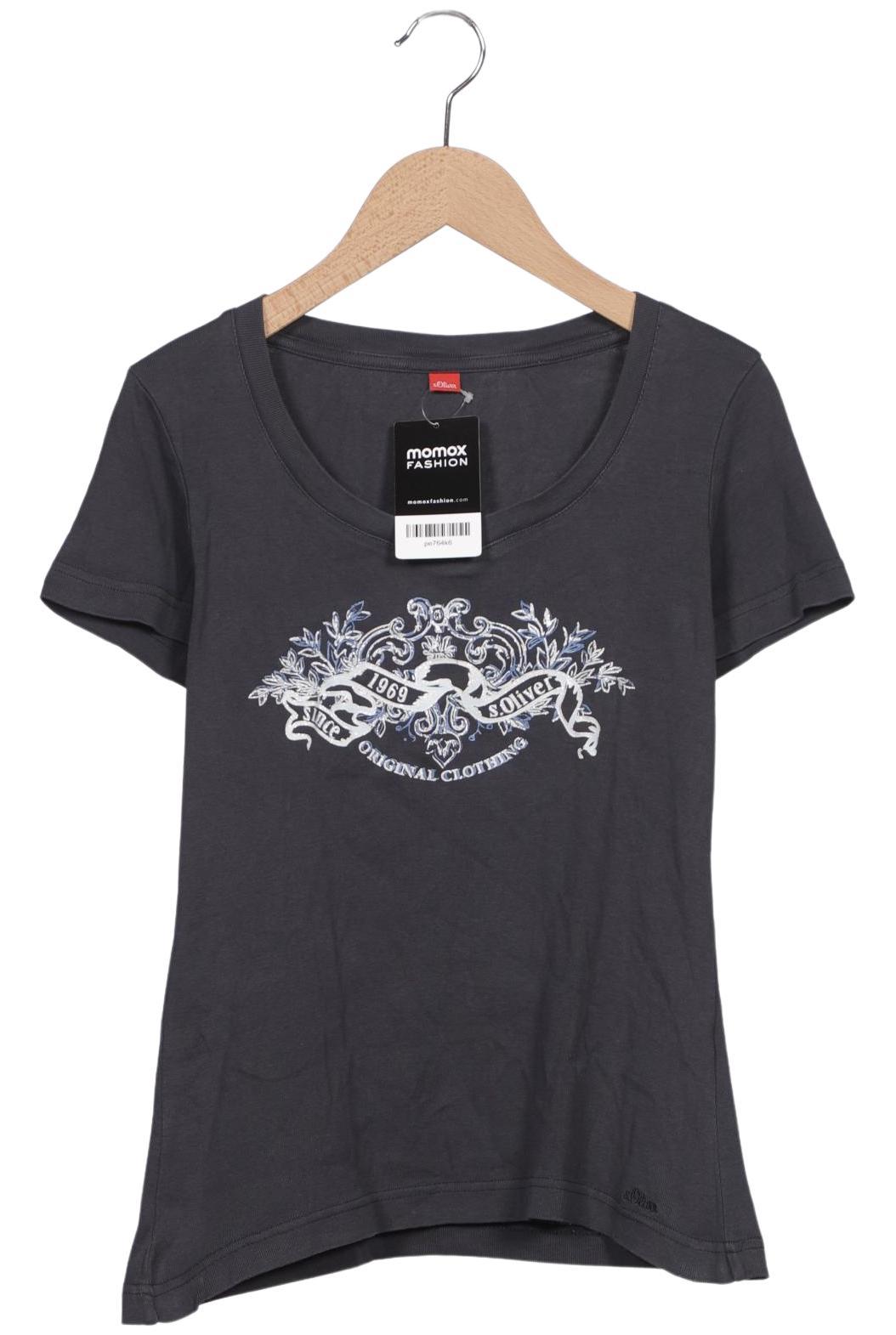 

s.Oliver Damen T-Shirt, marineblau, Gr. 34