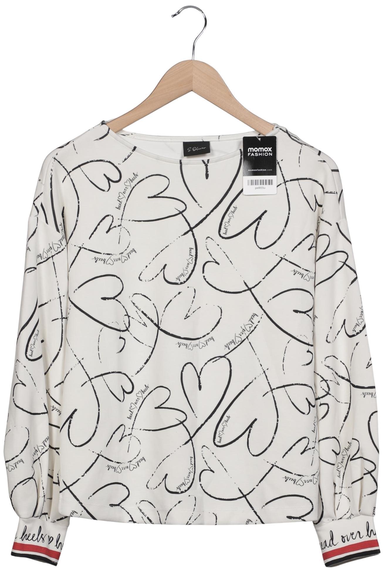 

s.Oliver Damen Sweatshirt, cremeweiß, Gr. 36