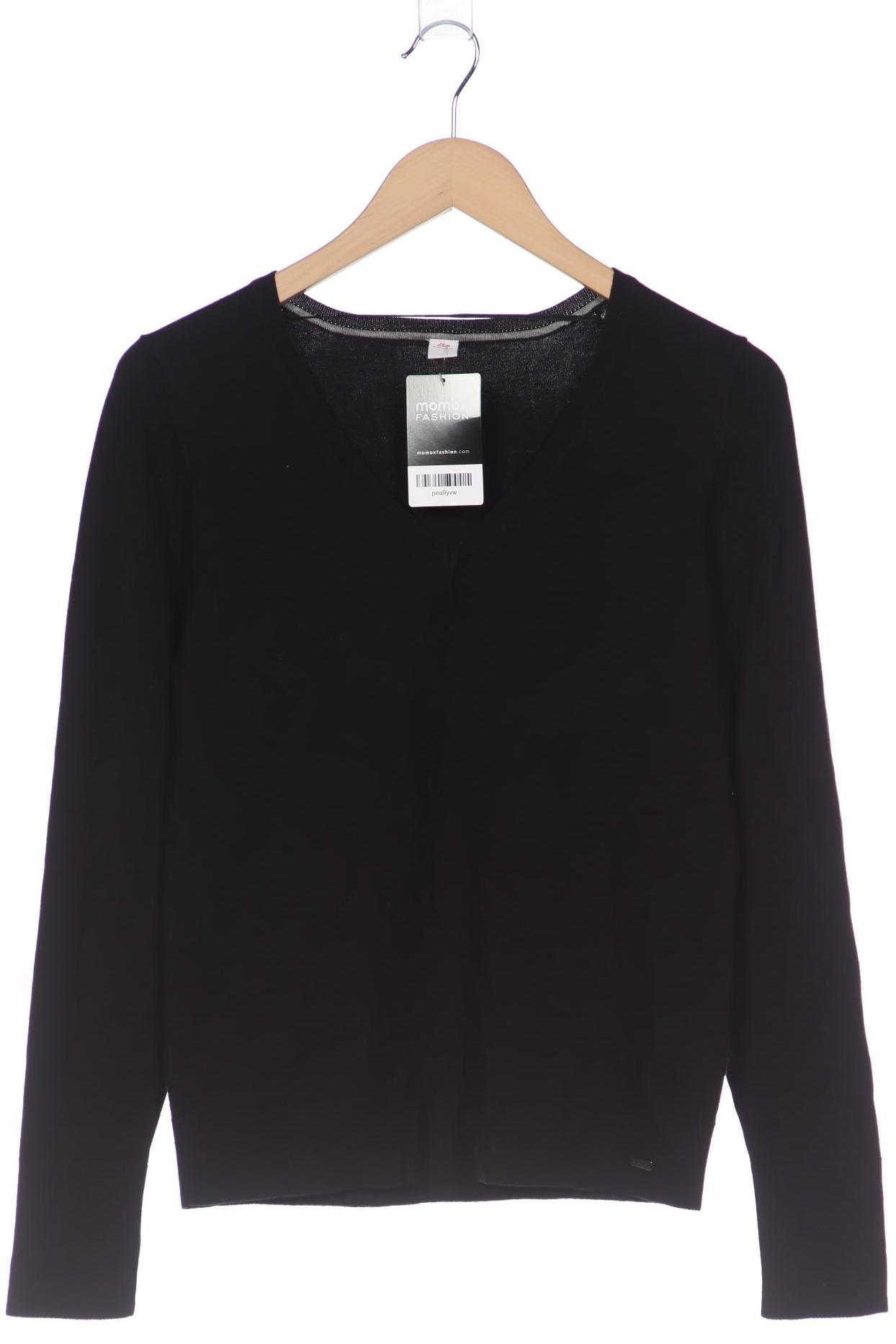 

s.Oliver Damen Pullover, schwarz
