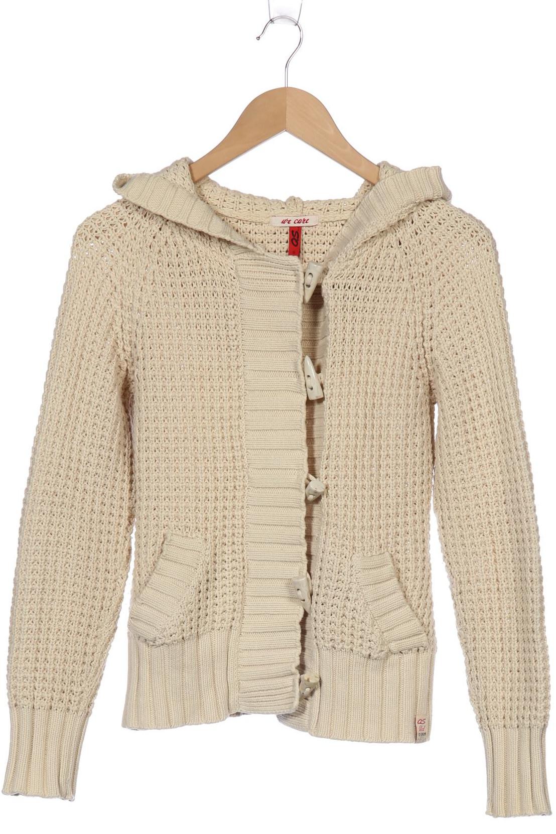 

s.Oliver Damen Strickjacke, beige, Gr. 36