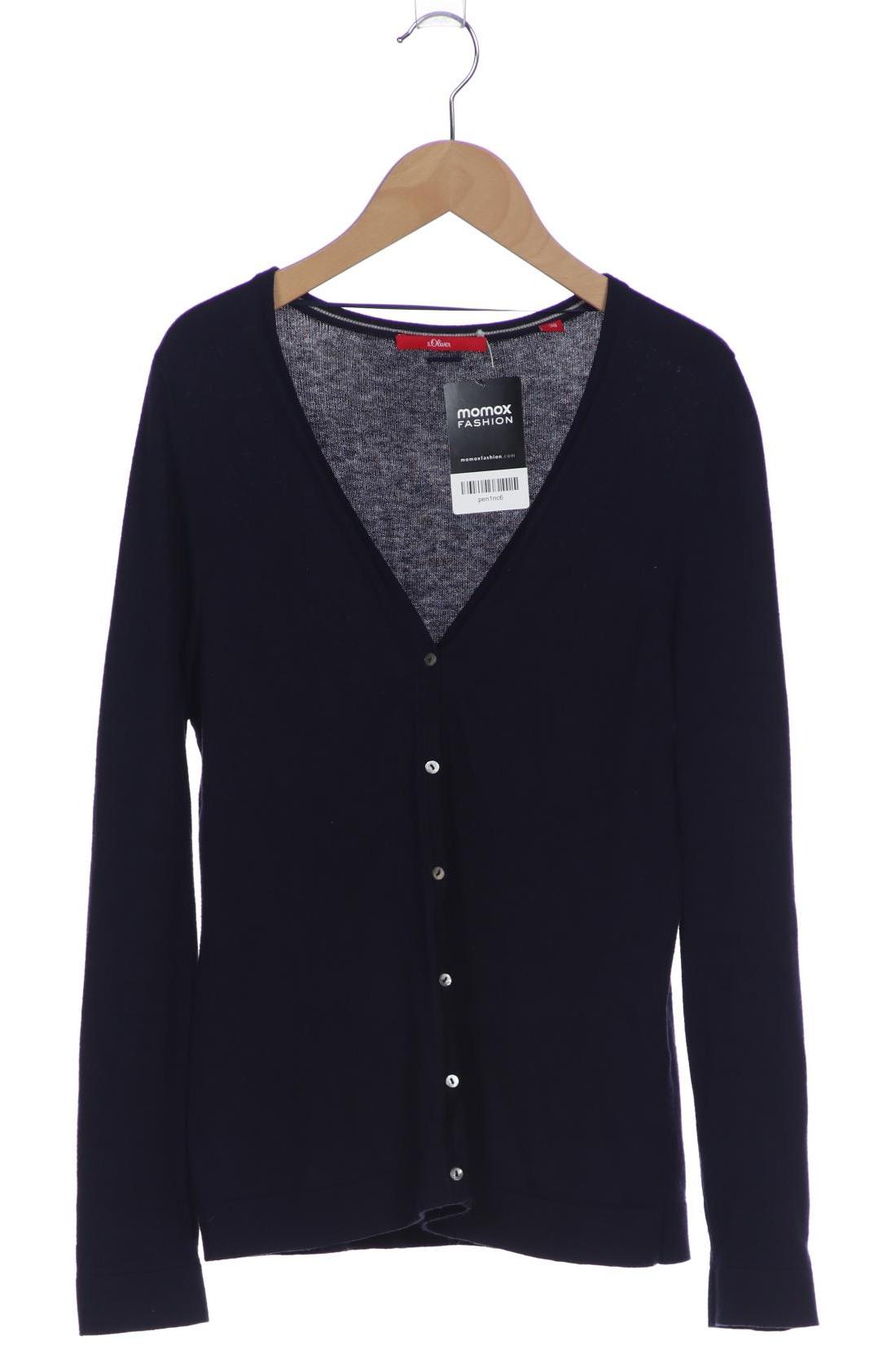 

s.Oliver Damen Strickjacke, marineblau, Gr. 38